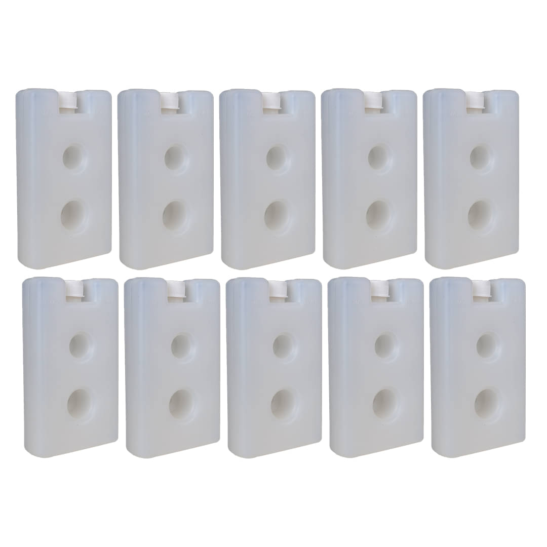     			Fairbizps Pain Relief Cool Pads - Reusable HDPE Gel Ice Packs for Fever & Injuries (Pack of 10)