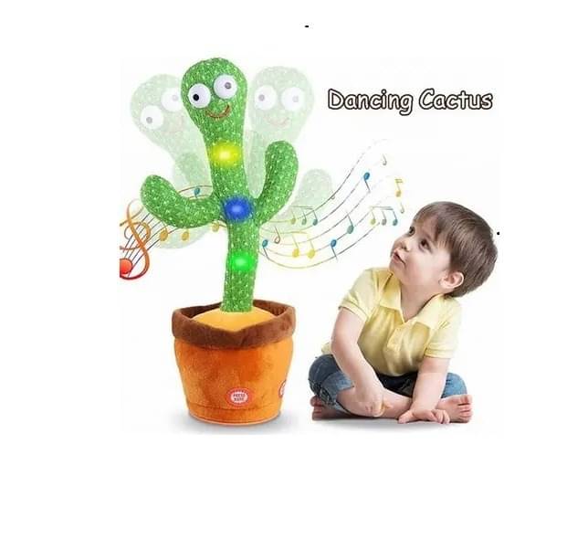 FREEDY Repeat+Recording+Dance+Sing, Sing Electronic Cactus Toy Bluetech Decor for Kids (Multicolor) SET OF 1 FREEDY Repeat+Recording+Dance+Sing, Sing Electronic Cactus Toy Bluetech Decor for Kids (Multicolor) SET OF 1