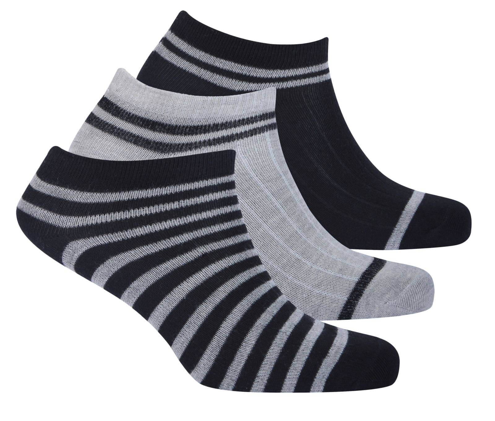 Krink Pack of 3 Men's Cotton Ankle Length Socks ( Multicolor ) Krink Pack of 3 Men's Cotton Ankle Length Socks ( Multicolor )