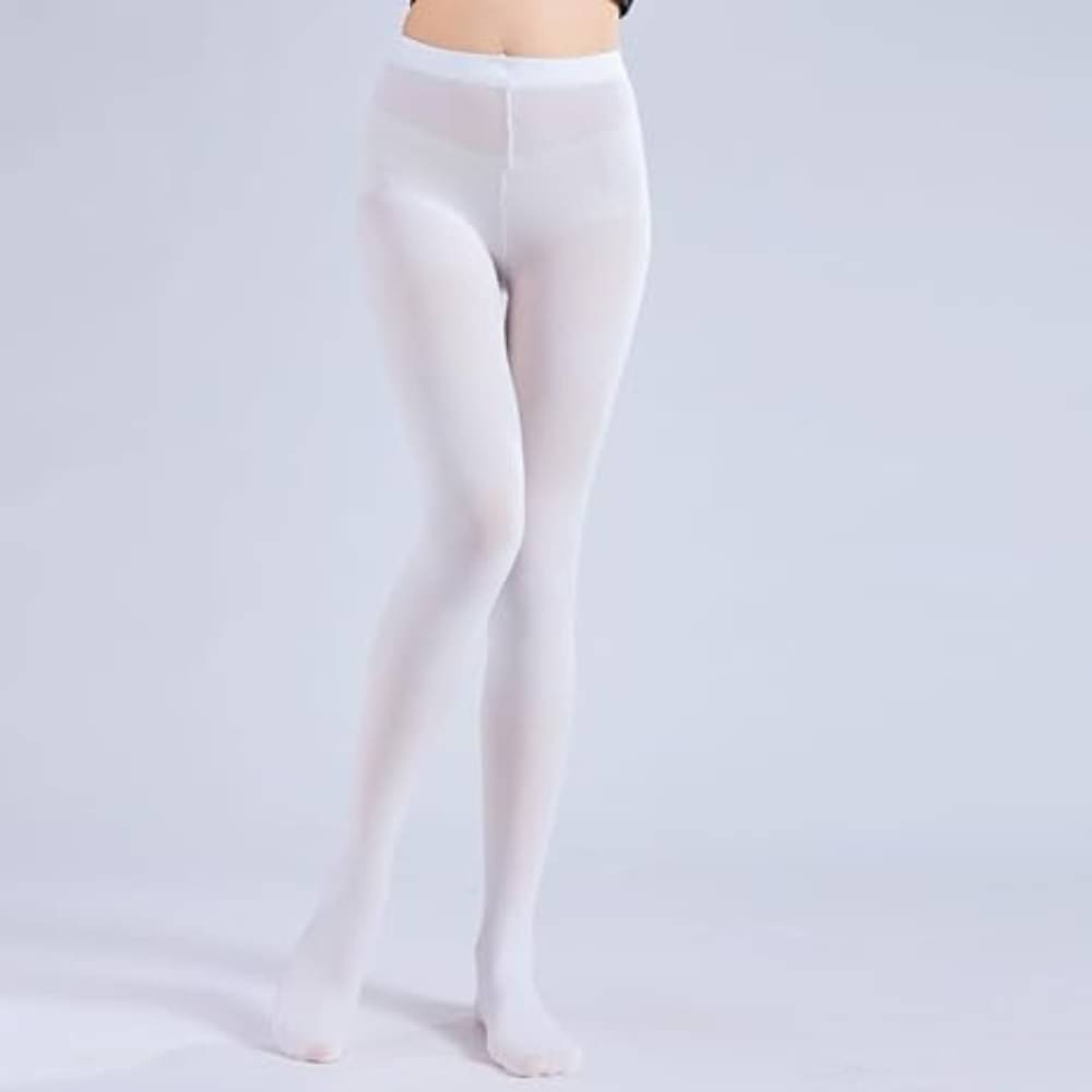     			Neska Moda Pack of 1 Women's Nylon Full length Stockings ( White )