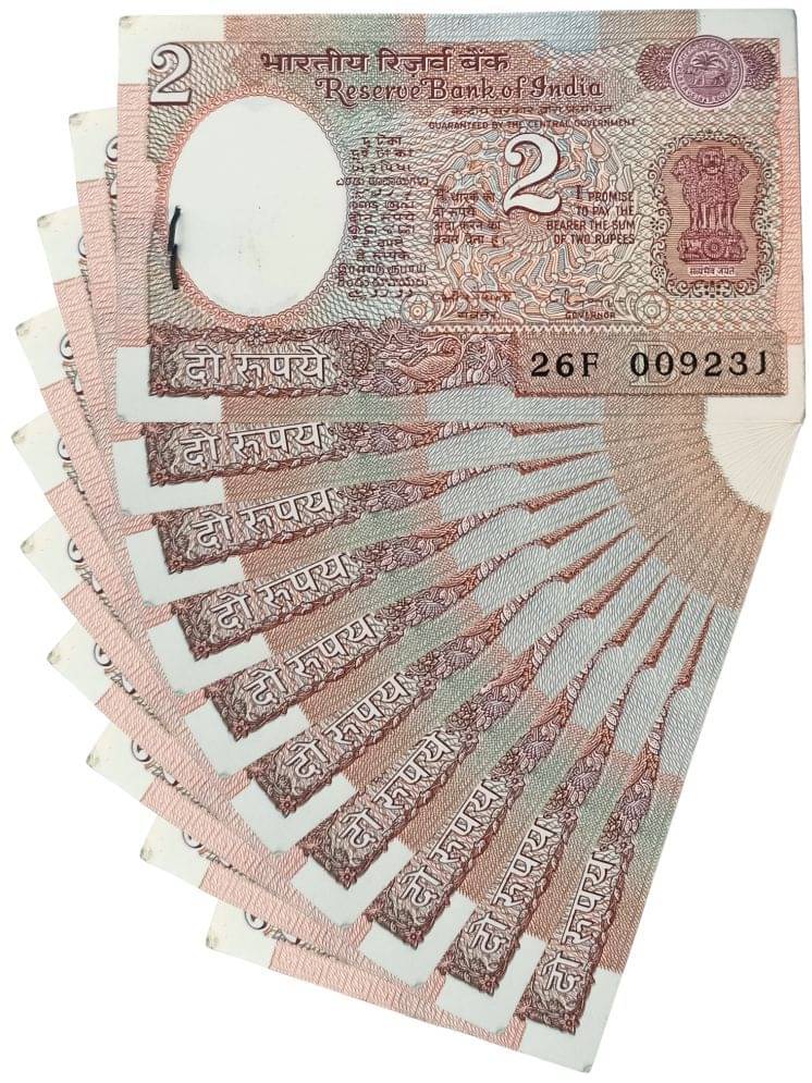 SAG Rare Authentic Numismatic SET of UNC 2 Rupees Satellite (10 Pieces SET), UNC.     			SAG Rare Authentic Numismatic SET of UNC 2 Rupees Satellite (10 Pieces SET), UNC.