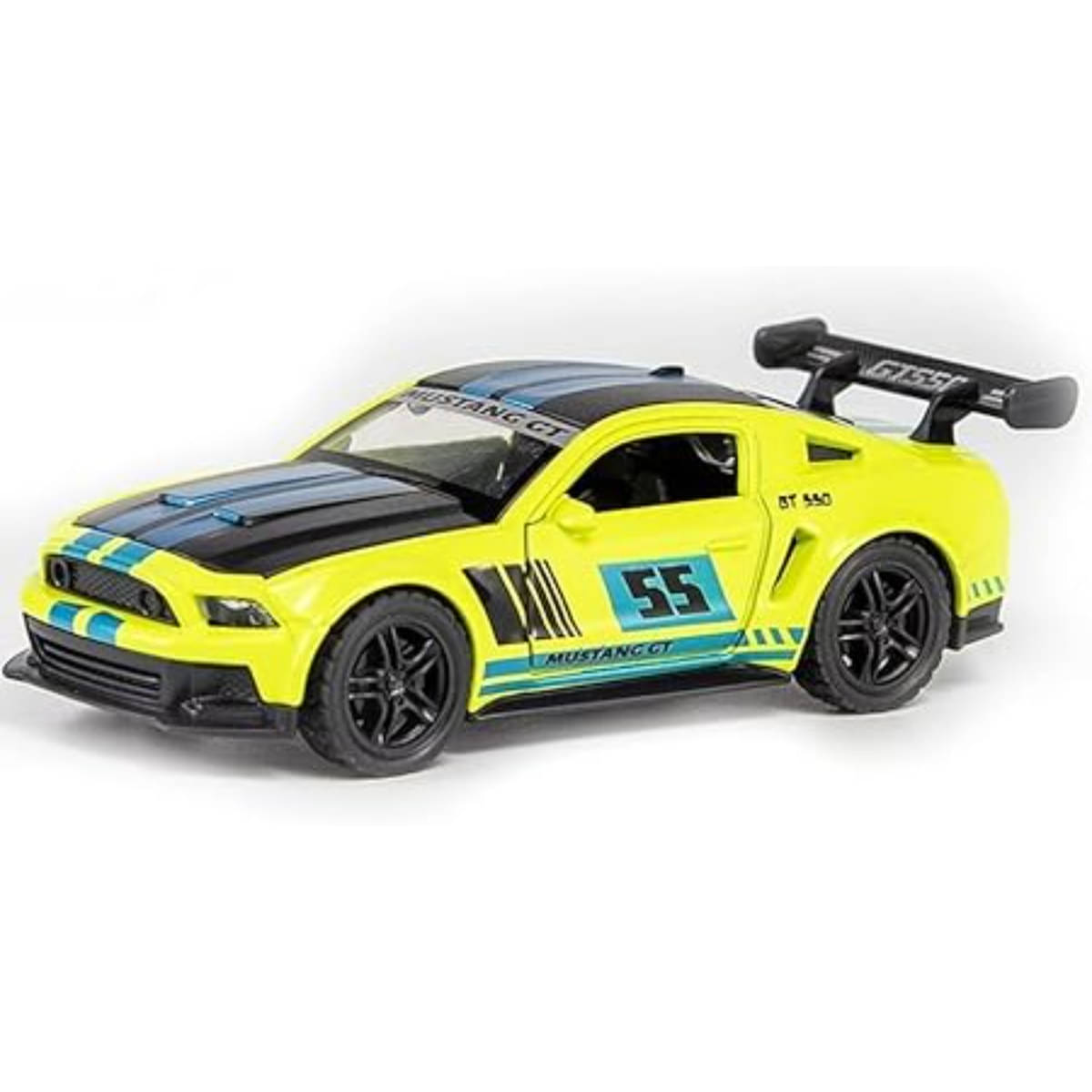 SUNTAP Multicolor Diecast Model Car 1:32 Scale Model Mustang GT Sports Metal Alloy Car with Pullback and Open Doors Toy car for Kids SUNTAP Multicolor Diecast Model Car 1:32 Scale Model Mustang GT Sports Metal Alloy Car with Pullback and Open Doors Toy car for Kids