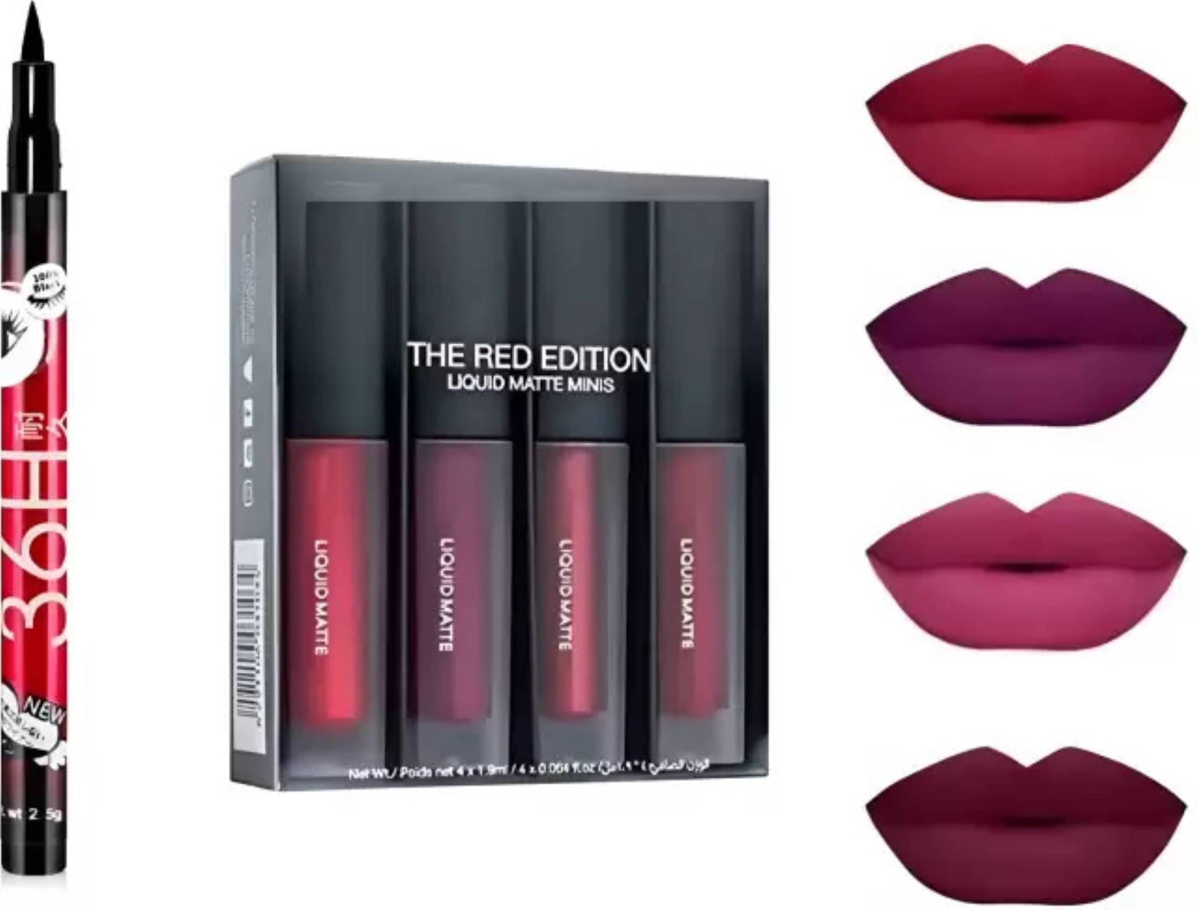     			VAGONS Red Glossy Lipstick 150