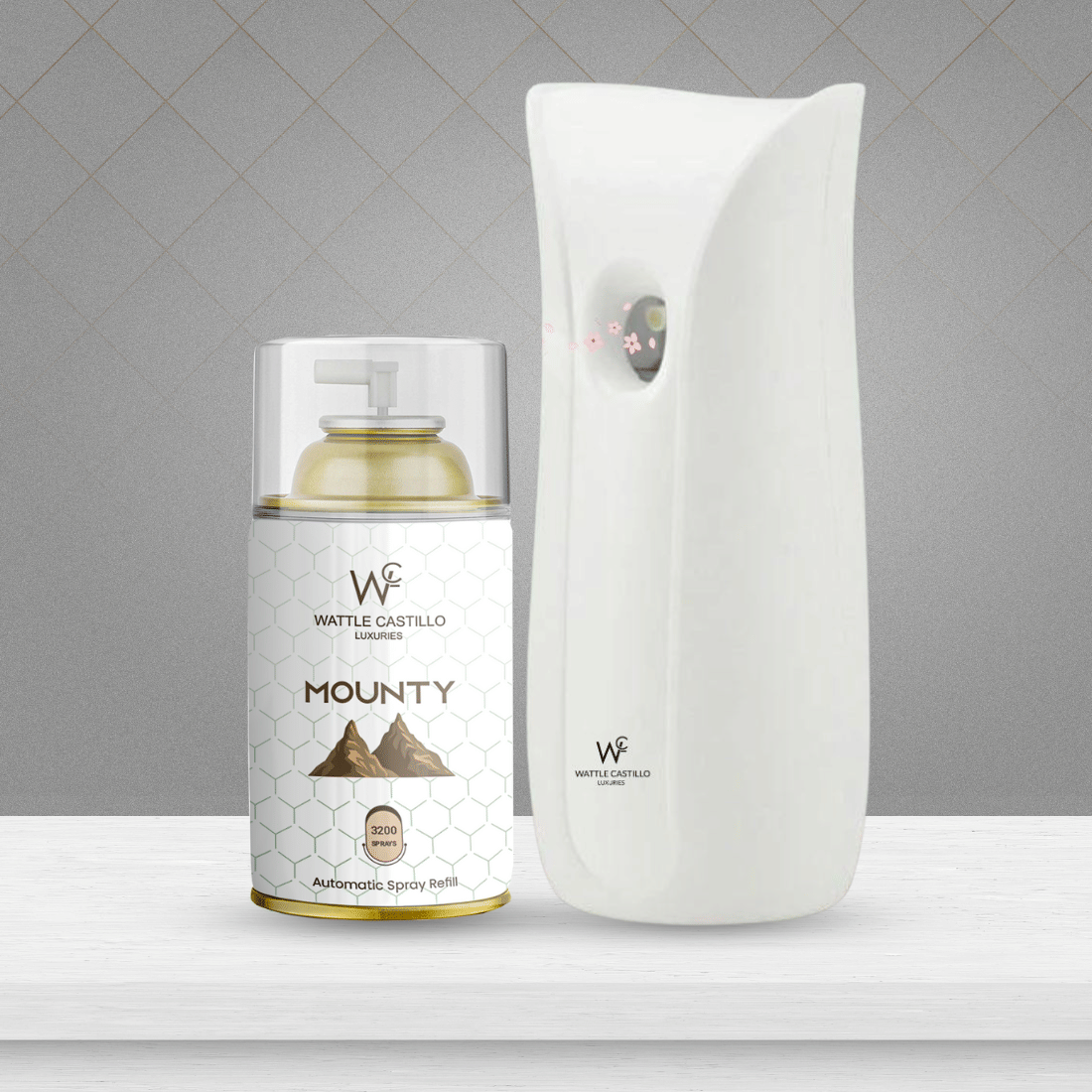Wattle Castillo Cold Air Diffuser Machine with Refill 265 mL Wattle Castillo Cold Air Diffuser Machine with Refill 265 mL