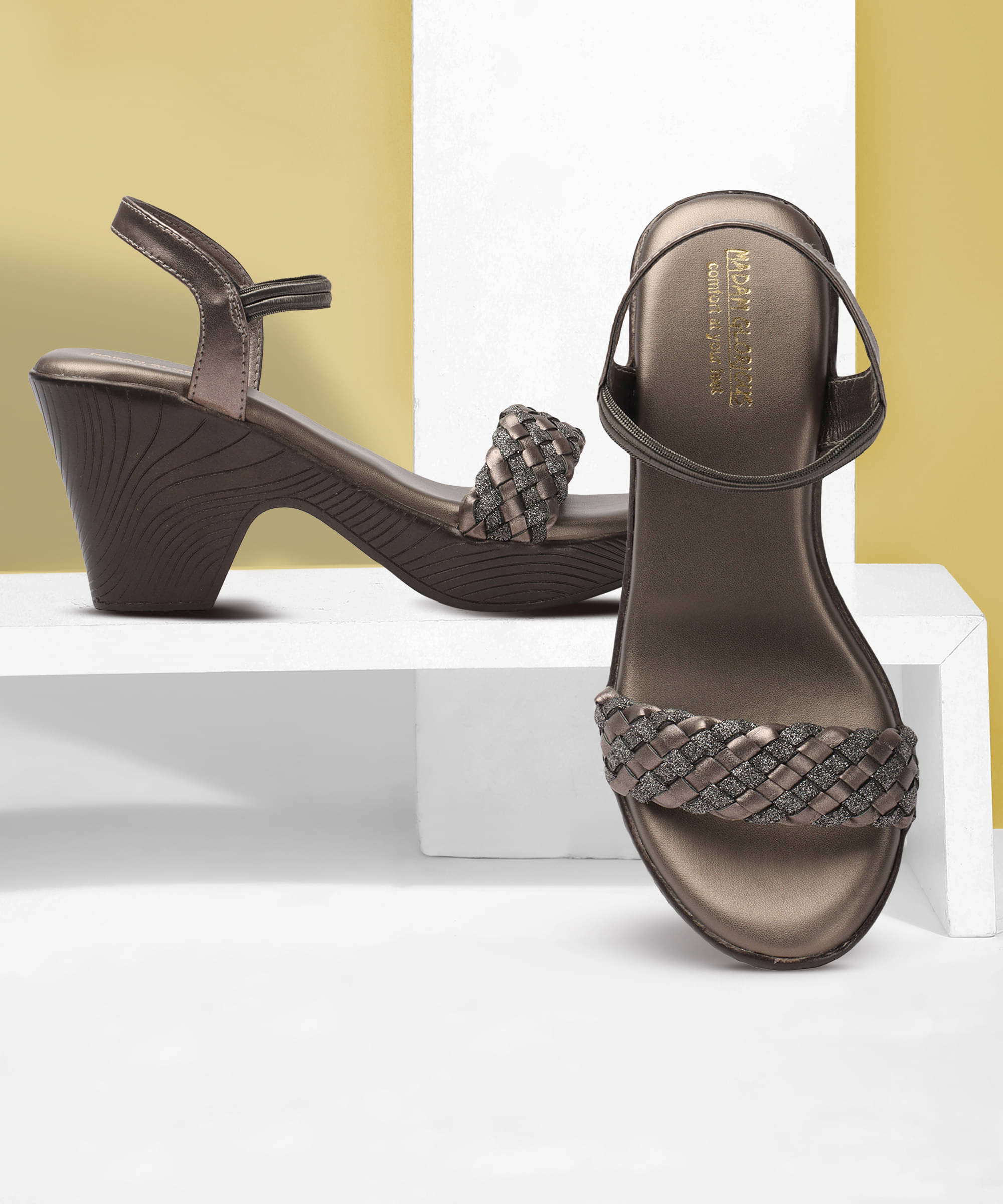 madam glorious Gray Women's Flats madam glorious Gray Women's Flats