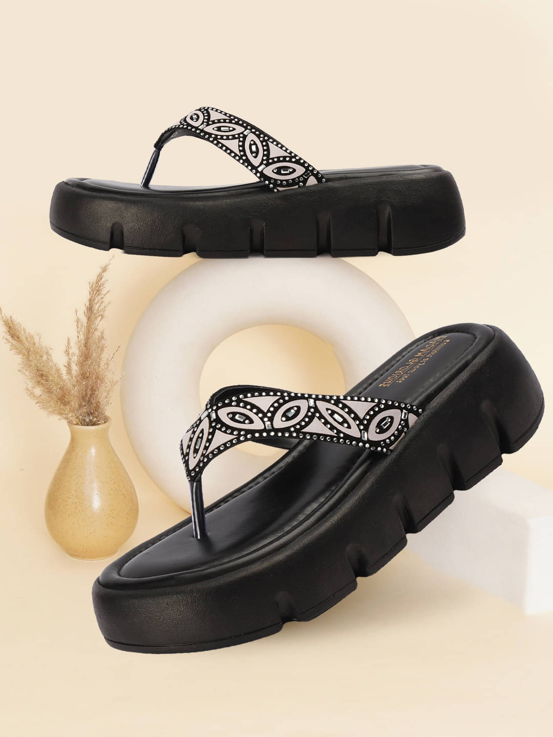     			madam glorious Purple Women's Flats