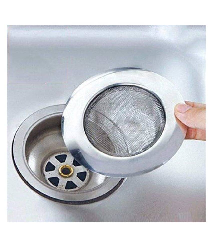 2KS Kitchen Sink Strainer Stainless Steel Jali Waste Filter | Drain Basin Basket Filter Drainer Sink Jali     			2KS Kitchen Sink Strainer Stainless Steel Jali Waste Filter | Drain Basin Basket Filter Drainer Sink Jali