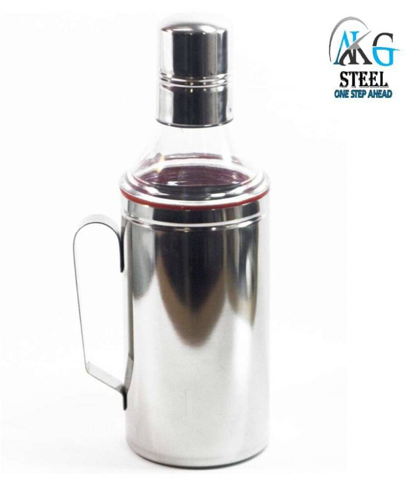     			AKG Steel 1L Oil Dispenser Set of 1