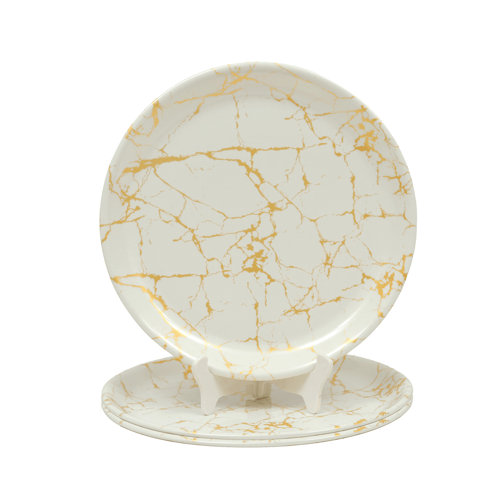 ARIYA 3 Pcs Melamine Gold Full Plate ARIYA 3 Pcs Melamine Gold Full Plate