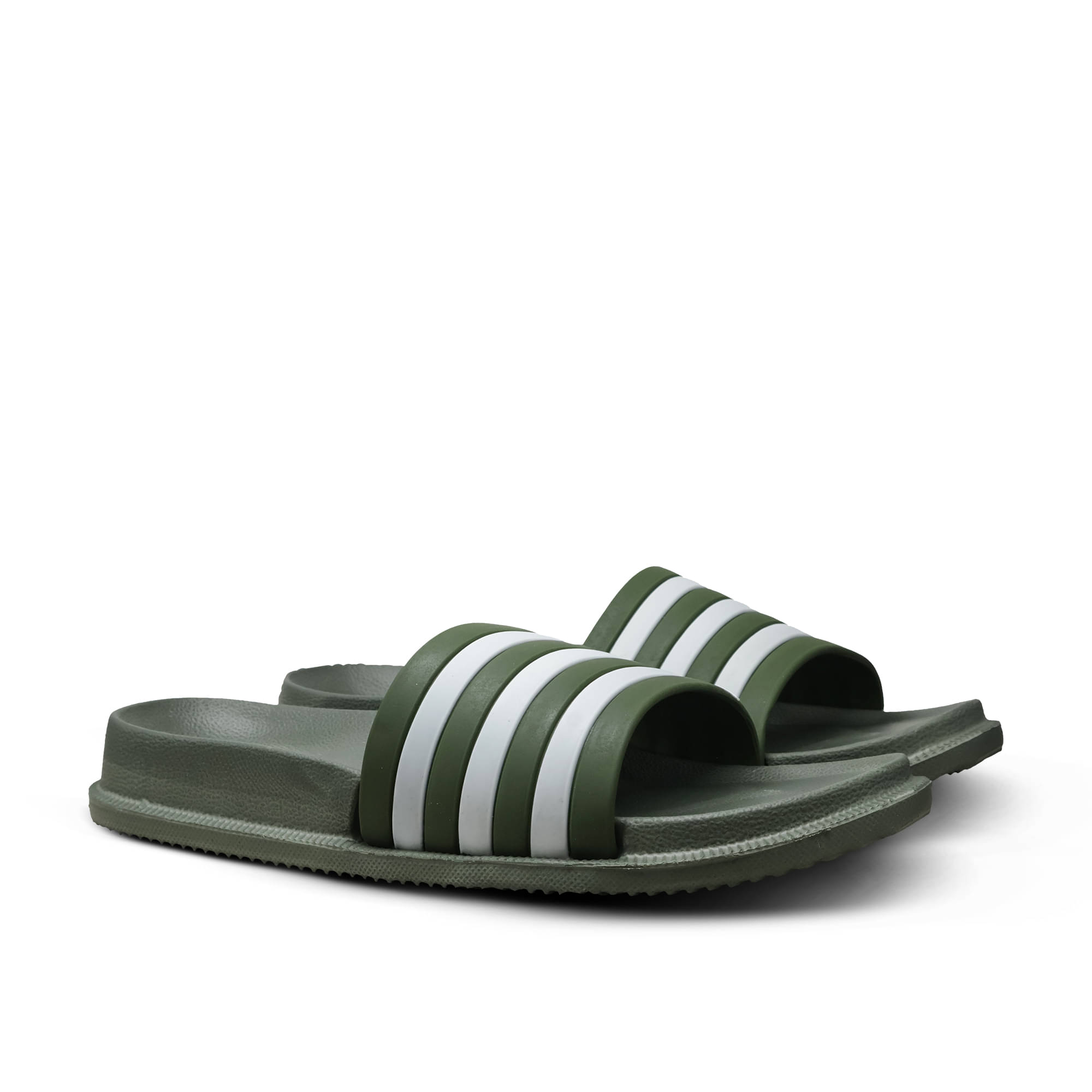     			ASIAN Olive Men's Slide Flip Flop