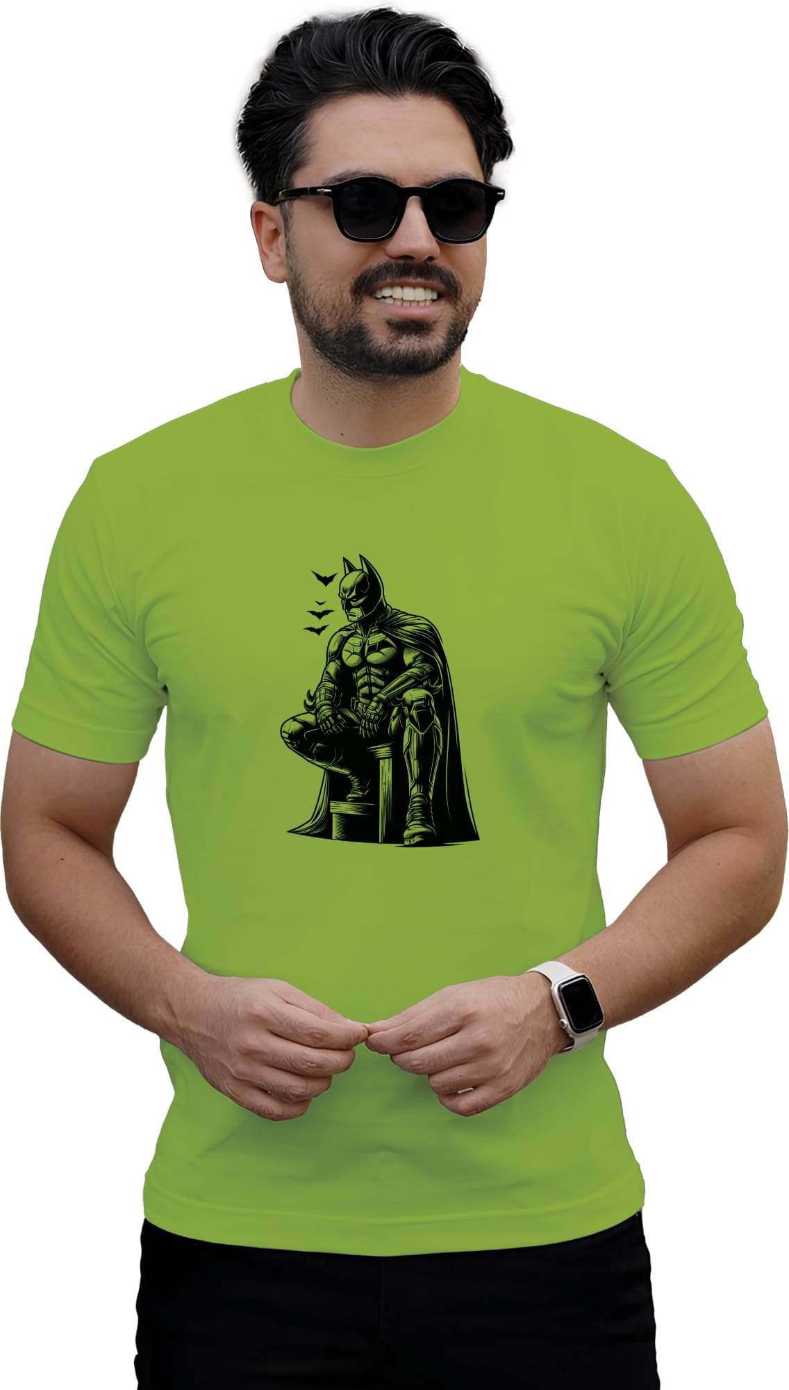 BINAYAK Cotton Regular Fit Printed Half Sleeves Men's Round T-Shirt - Green ( Pack of 1 ) BINAYAK Cotton Regular Fit Printed Half Sleeves Men's Round T-Shirt - Green ( Pack of 1 )