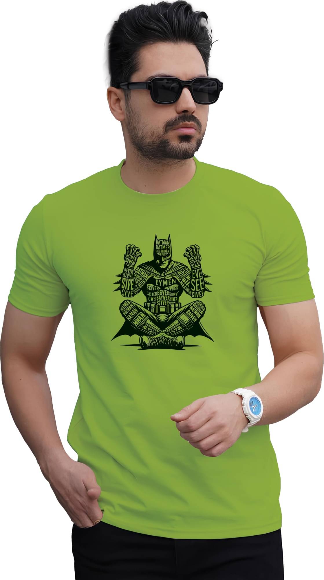 BINAYAK Cotton Regular Fit Printed Half Sleeves Men's Round T-Shirt - Green ( Pack of 1 ) BINAYAK Cotton Regular Fit Printed Half Sleeves Men's Round T-Shirt - Green ( Pack of 1 )
