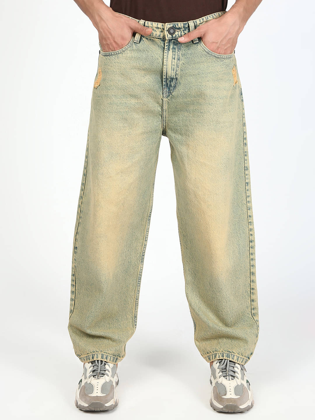 Bene Kleed Washed Men's Jeans - Blue ( Pack of 1 ) Bene Kleed Washed Men's Jeans - Blue ( Pack of 1 )