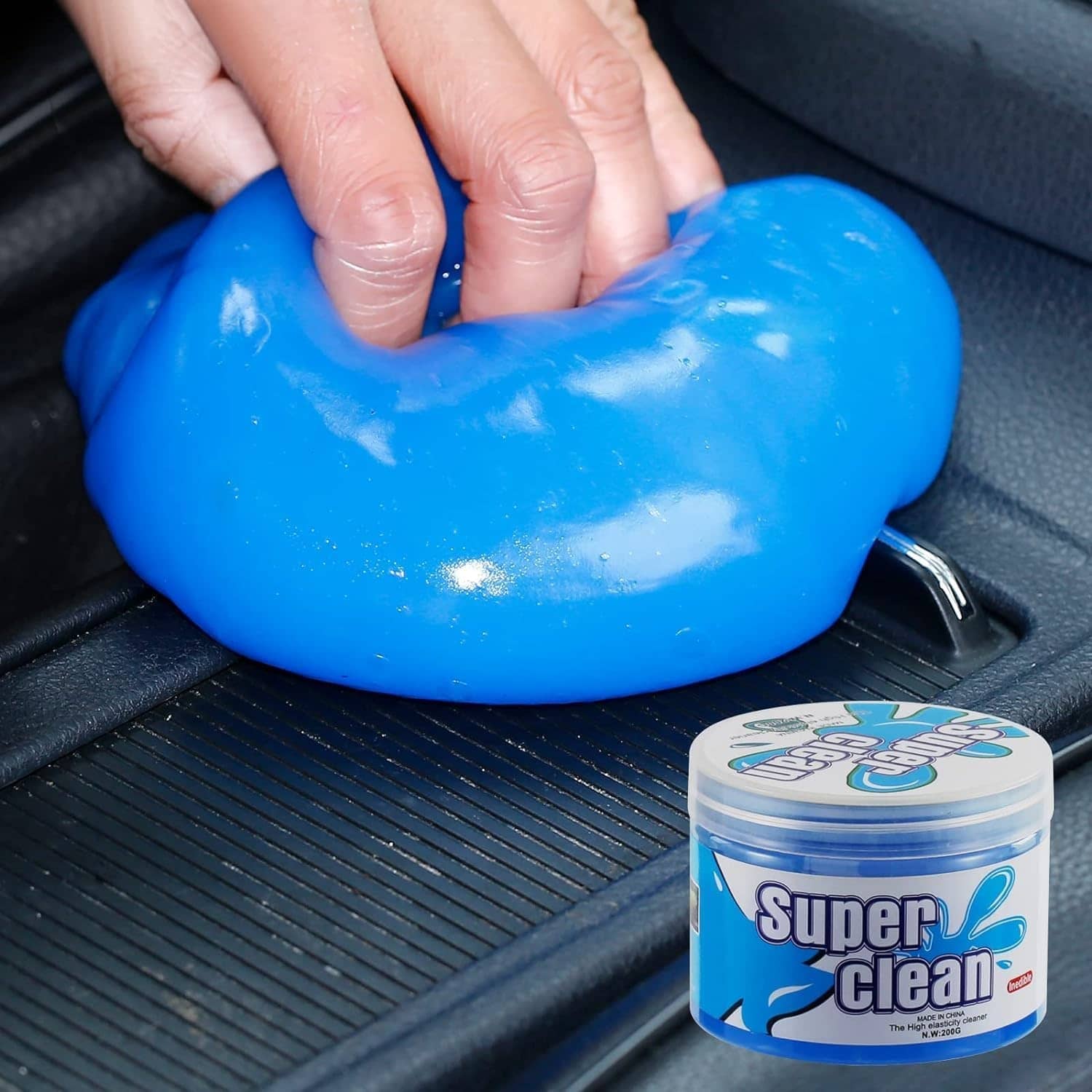 Car Cleaning Gel for Universal Slime Cleaner for Keyboard Auto Interior Vent Laptop Electronics Dust Cleaning Mud Detailing Putty Reusable Jelly Silicone Magic Gel