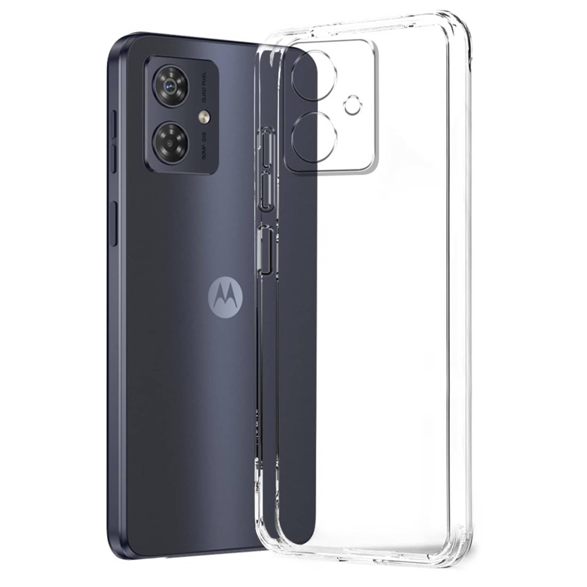     			Case Vault Covers Silicon Soft cases Compatible For Silicon Motorola Moto G54 ( )
