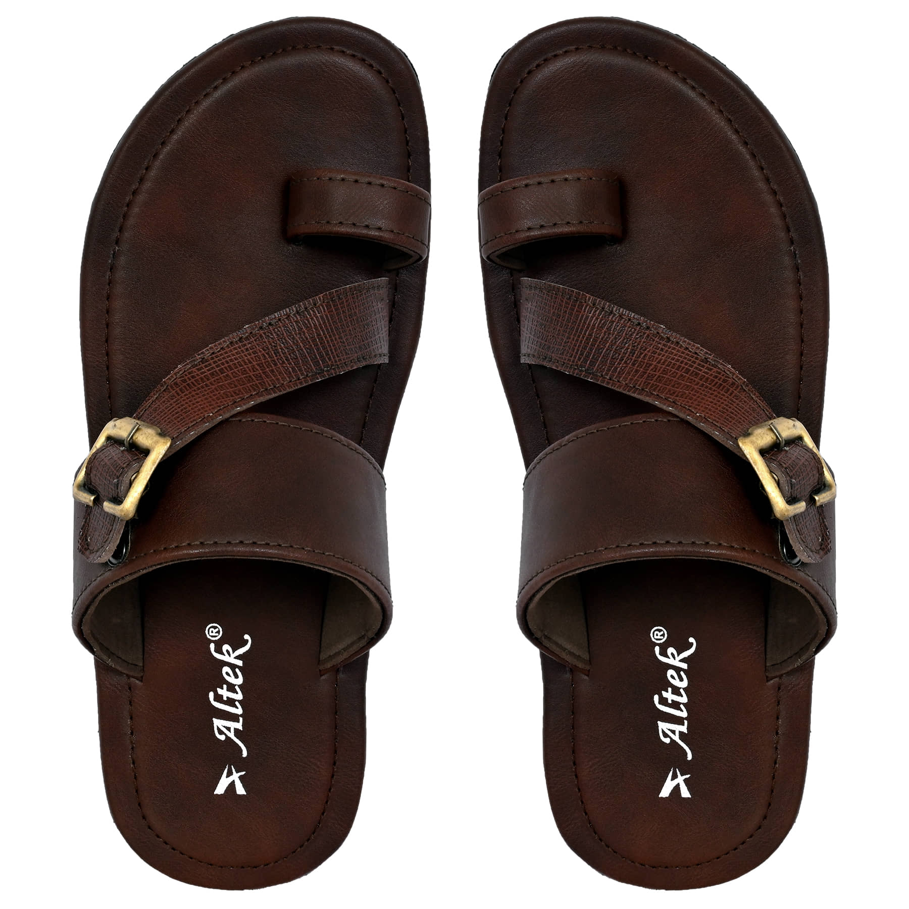Chappal Wala Brown Men's Thong Flip Flop