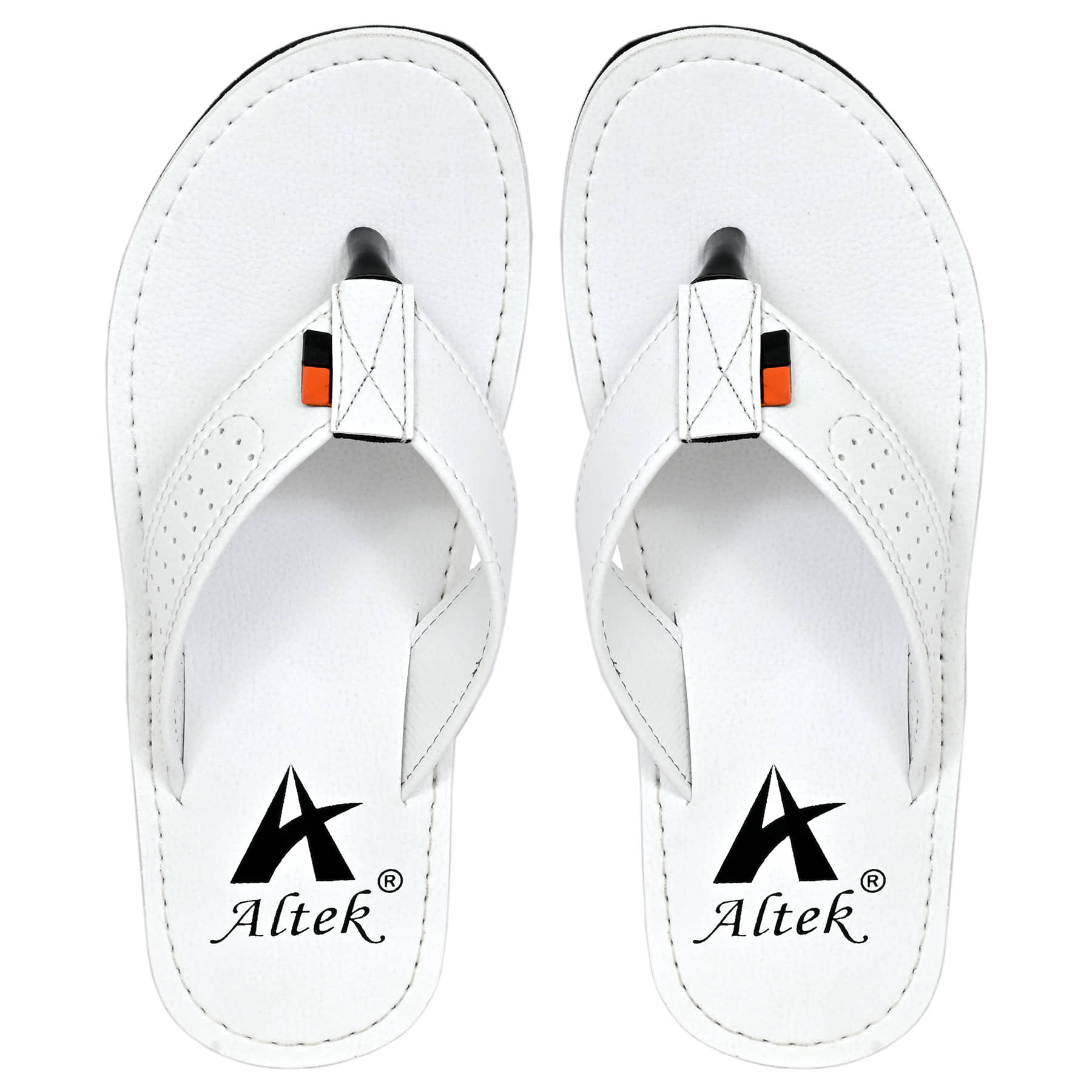 Chappal Wala White Men's Thong Flip Flop