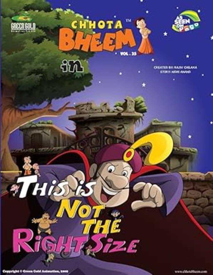 Chhota Bheem in This is Not The Right Size (Vol 35) (English) Chhota Bheem in This is Not The Right Size (Vol 35) (English)