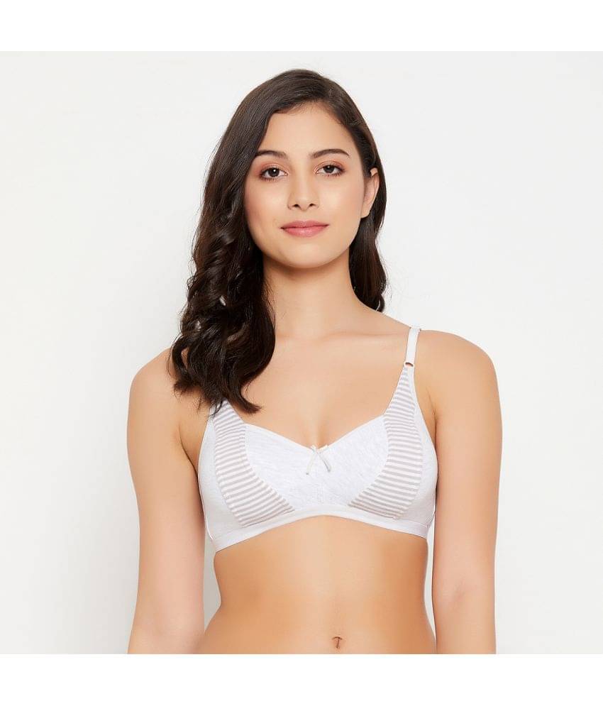 Clovia Cotton Non Padded Women's Everyday Bra ( Grey Melange ) Clovia Cotton Non Padded Women's Everyday Bra ( Grey Melange )