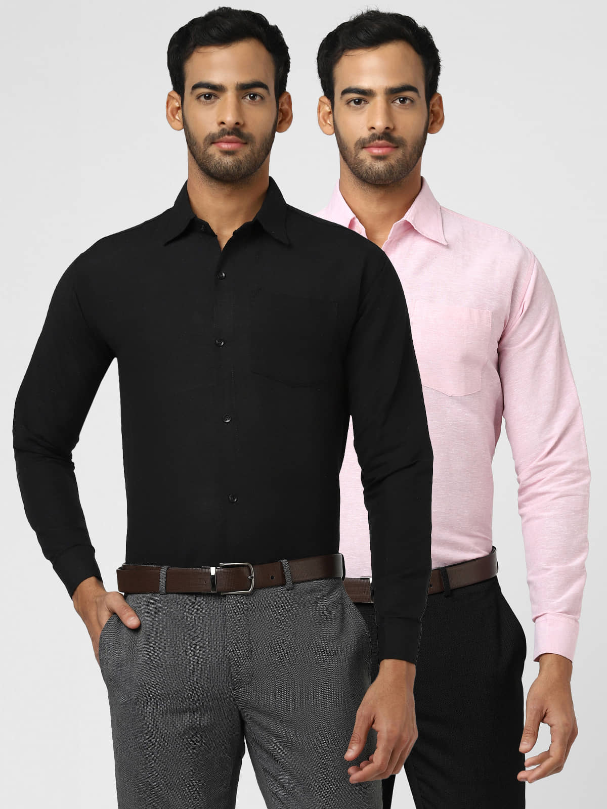 DESHBANDHU DBK - Multicolor Cotton Regular Fit Men's Casual Shirt (Pack of 2 )