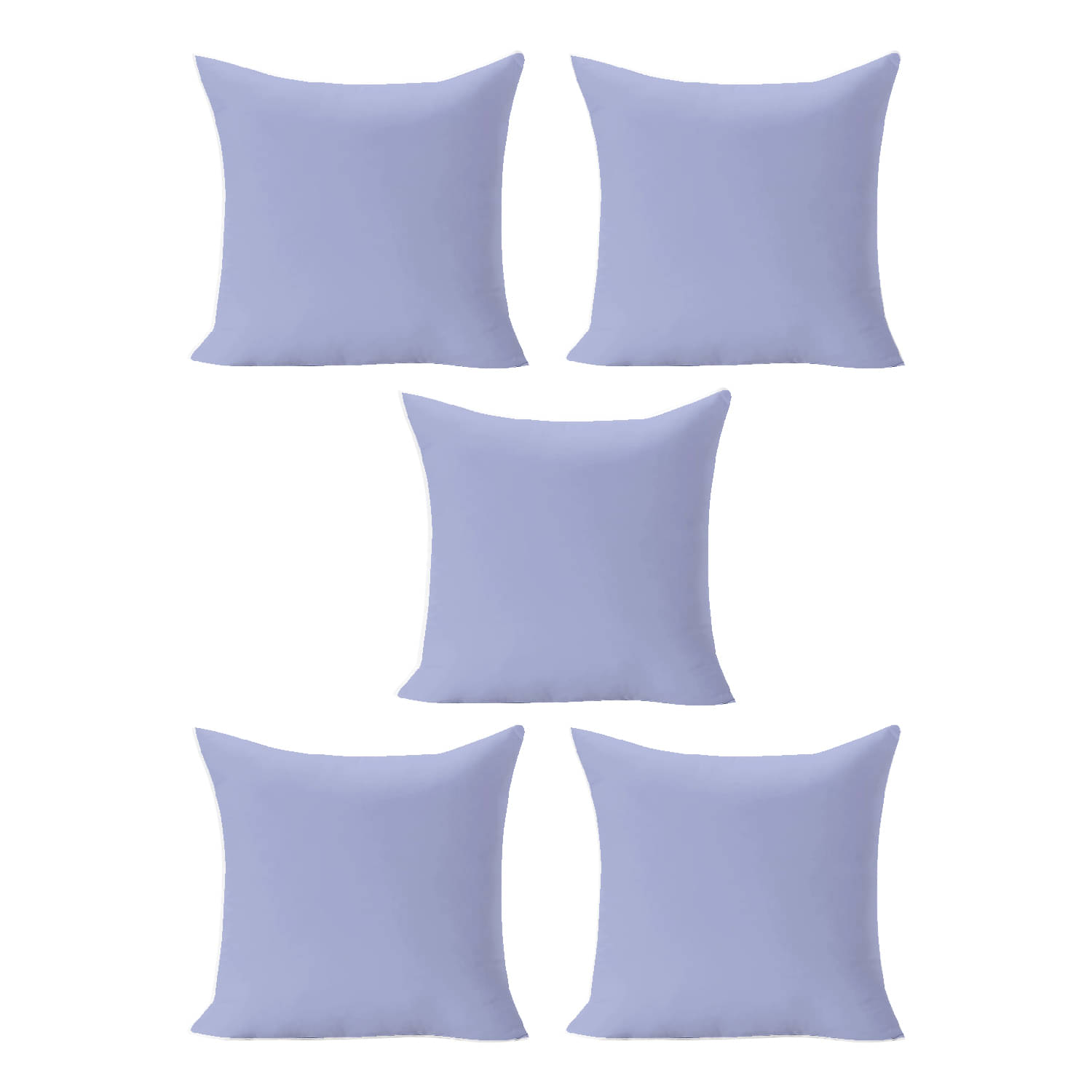     			DIVINE CASA Set of 5 40X40 cm (16X16) Fiber Cushion Fillers
