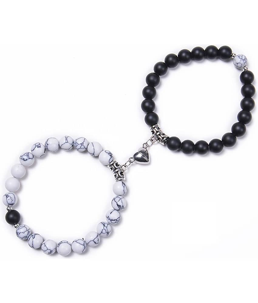 FASHION FRILL Black Bracelet ( Pack of 2 ) - Bangles & Bracelets | Buy online on ZillyBuy