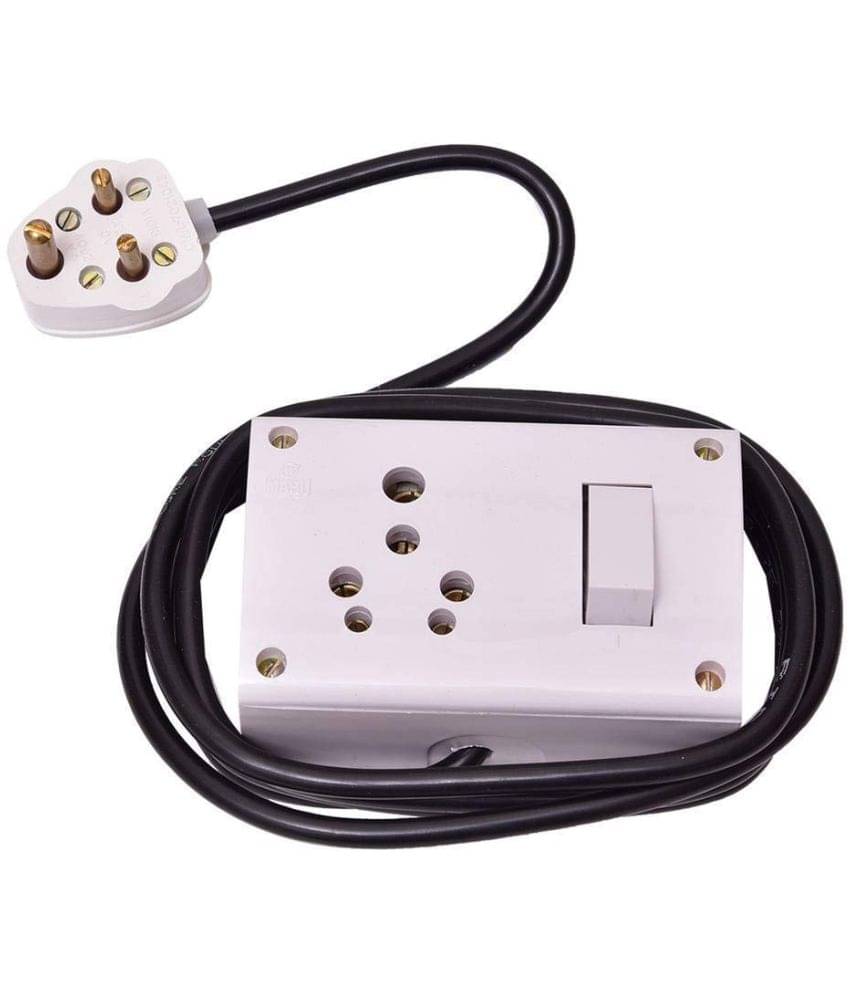     			Hiru Power Extension Switch Board for Heavy Appliances with 16 AMP Socket, , Extension Cord (1.5 mm x 2 core)