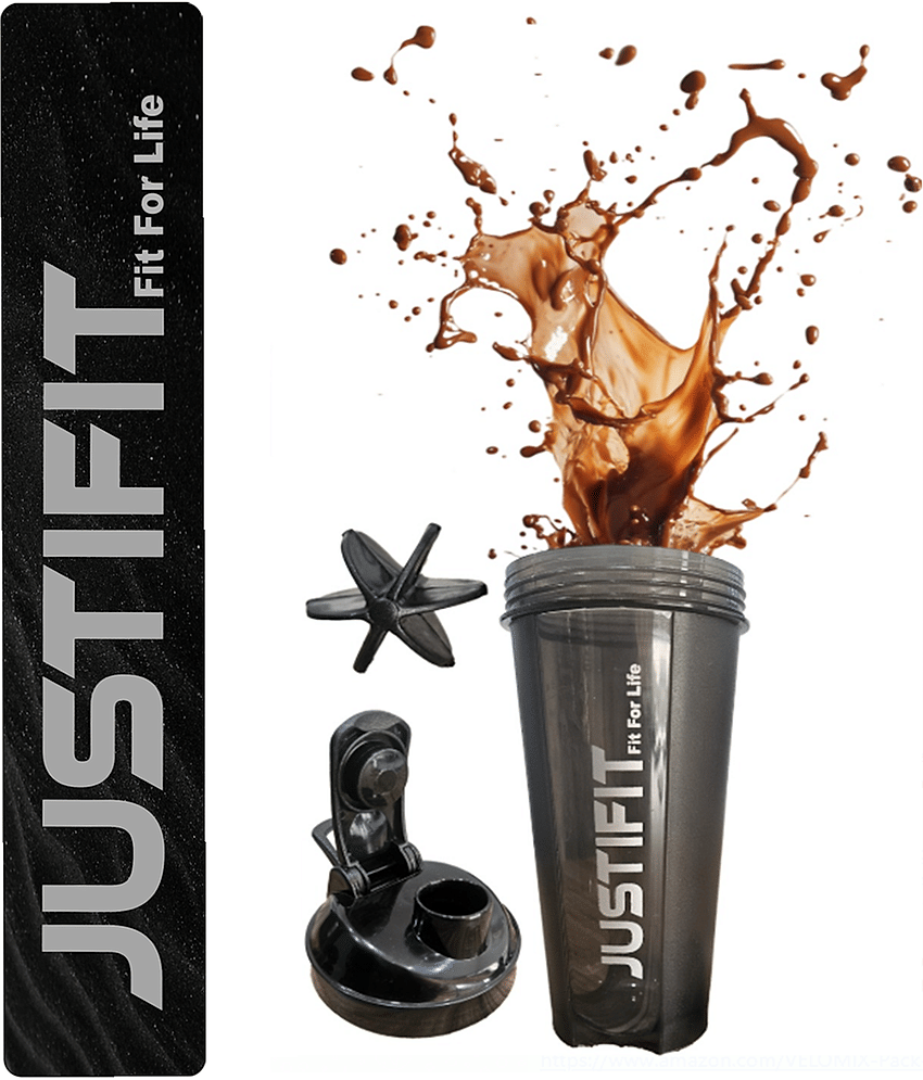 JUSTIFIT Plastic Black 700 mL Sipper ( Pack of 1 ) - Sports and Fitness Equipment | Buy online on ZillyBuy