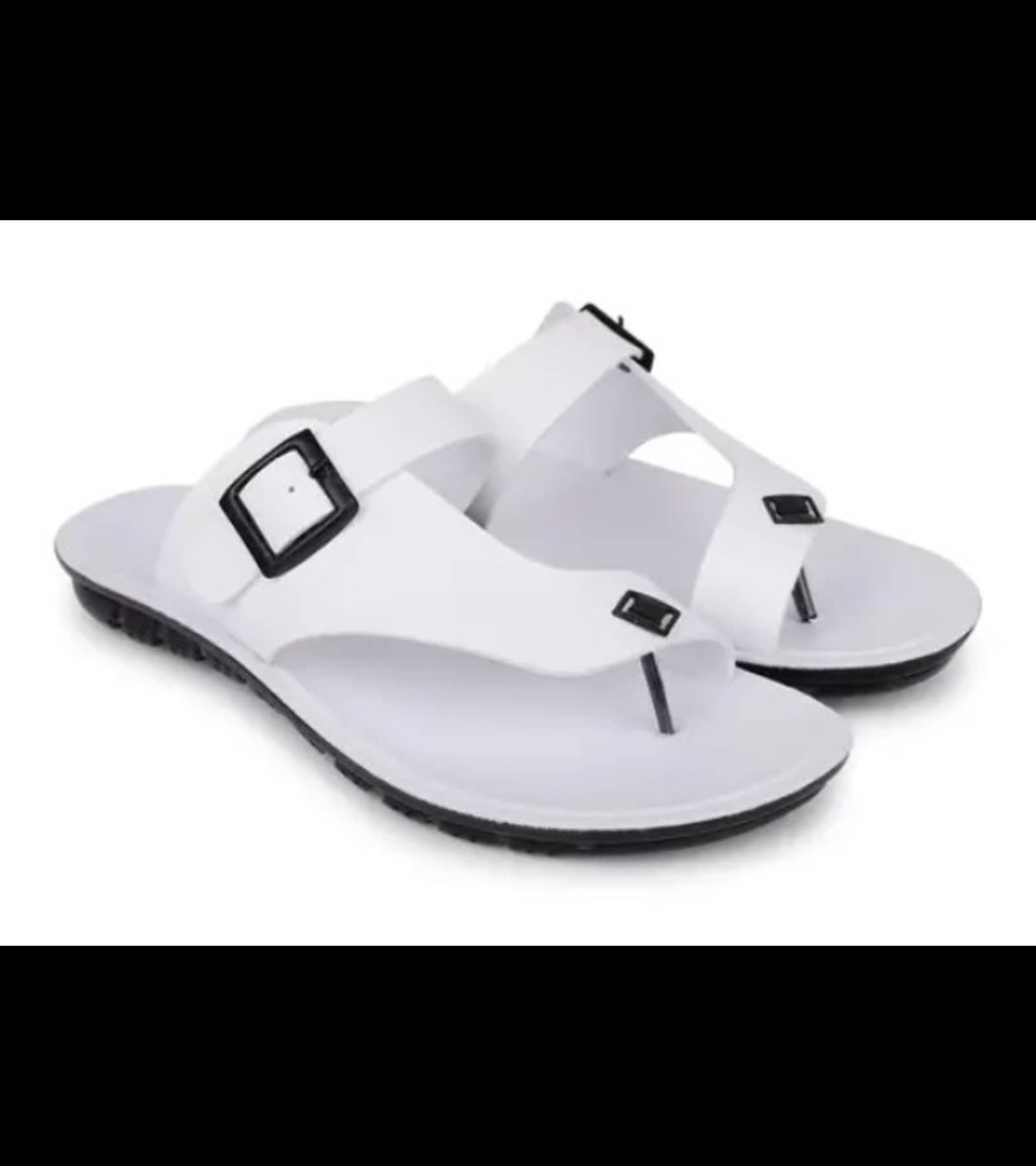 Jumpback White Men's Daily Slipper