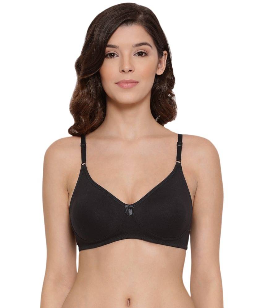 Lux Lyra - Black Cotton Non Padded Women's T-Shirt Bra ( Pack of 1 )     			Lux Lyra - Black Cotton Non Padded Women's T-Shirt Bra ( Pack of 1 )