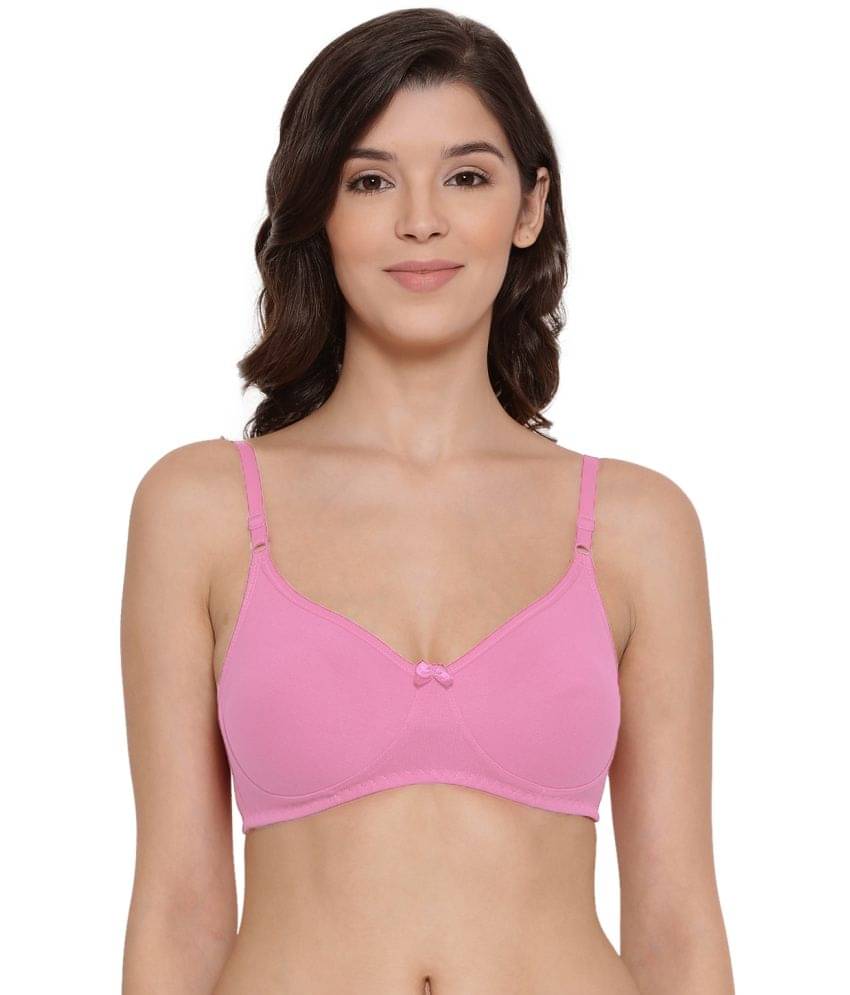 Lux Lyra - Pink Cotton Non Padded Women's T-Shirt Bra ( Pack of 1 ) Lux Lyra - Pink Cotton Non Padded Women's T-Shirt Bra ( Pack of 1 )