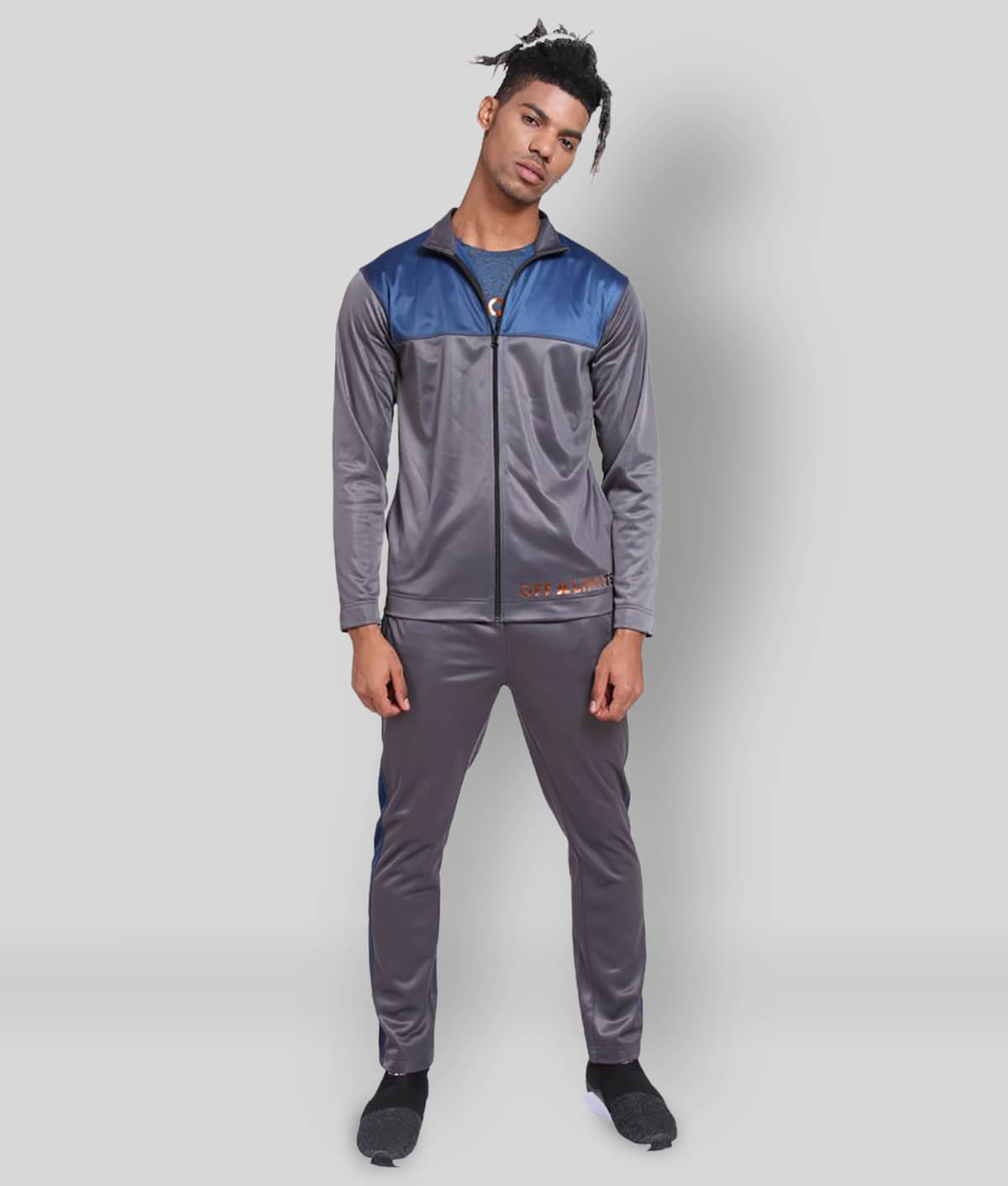 OFF LIMITS - Multicolor Polyester Regular Fit Solid Men's Sports Tracksuit ( Pack of 1 ) OFF LIMITS - Multicolor Polyester Regular Fit Solid Men's Sports Tracksuit ( Pack of 1 )