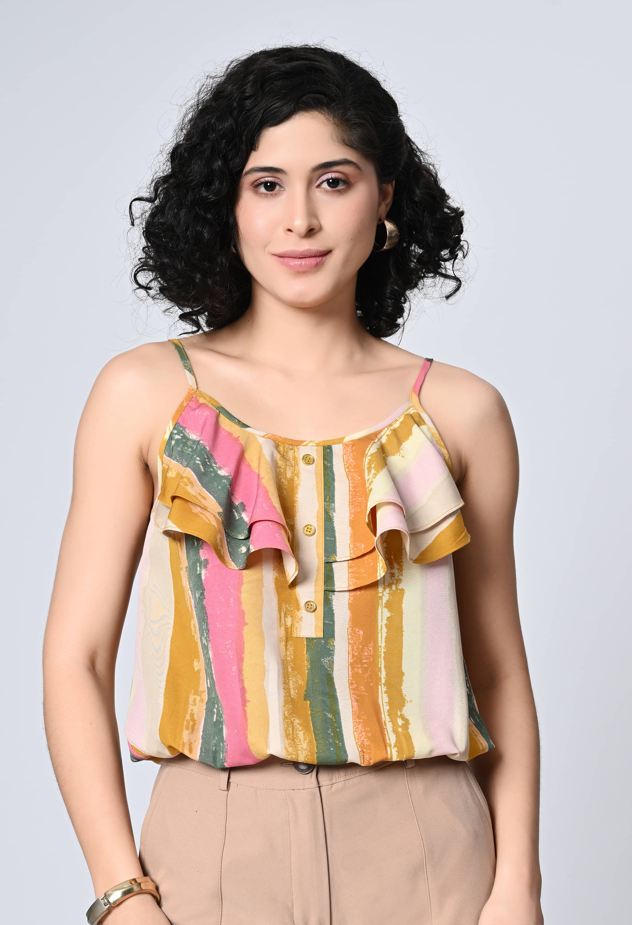 OTIRA Multicolor Crepe Women's Regular Top ( Pack of 1 ) OTIRA Multicolor Crepe Women's Regular Top ( Pack of 1 )