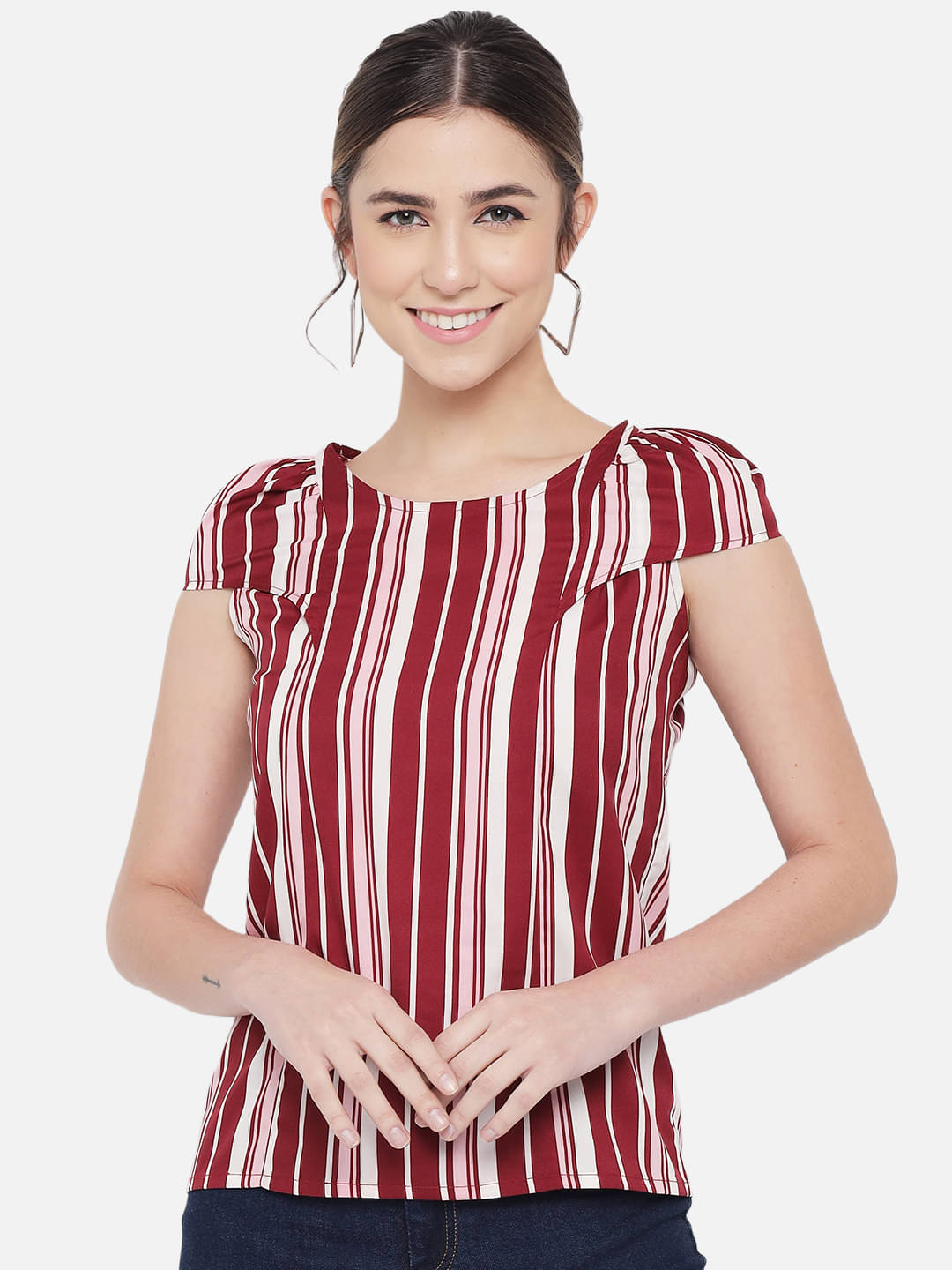 OTIRA Multicolor Crepe Women's Regular Top ( Pack of 1 ) OTIRA Multicolor Crepe Women's Regular Top ( Pack of 1 )