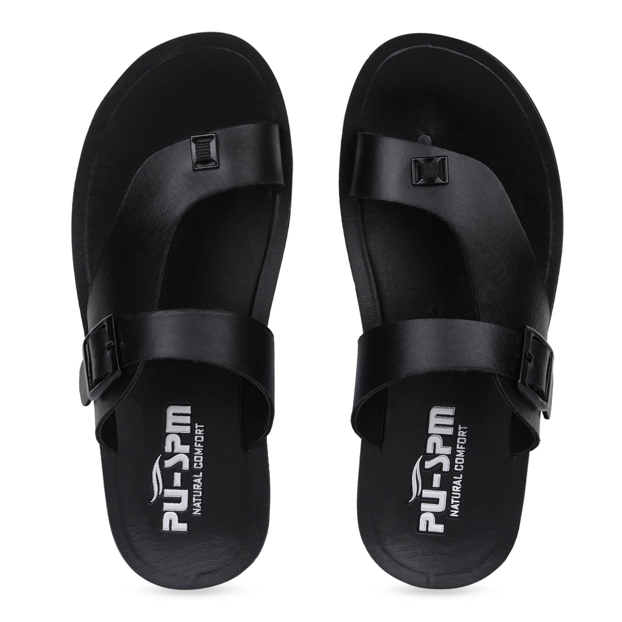     			PU-SPM Black Men's Daily Slipper