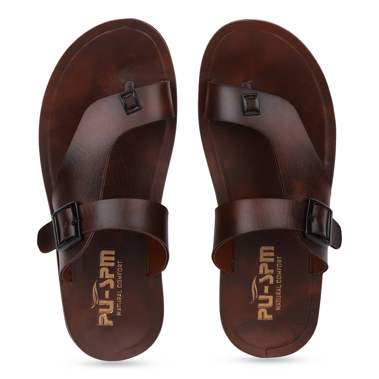     			PU-SPM Brown Men's Daily Slipper