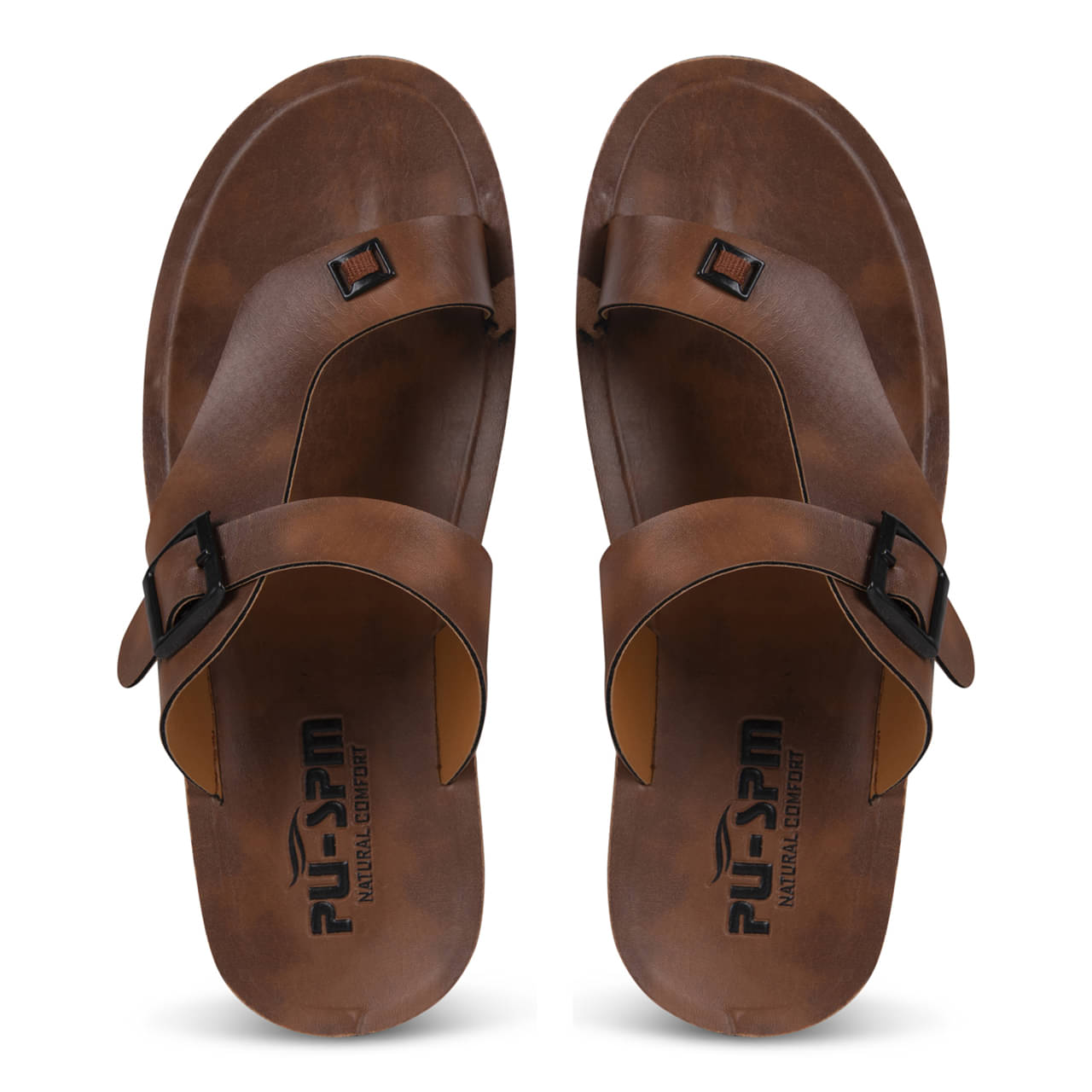     			PU-SPM Tan Men's Daily Slipper