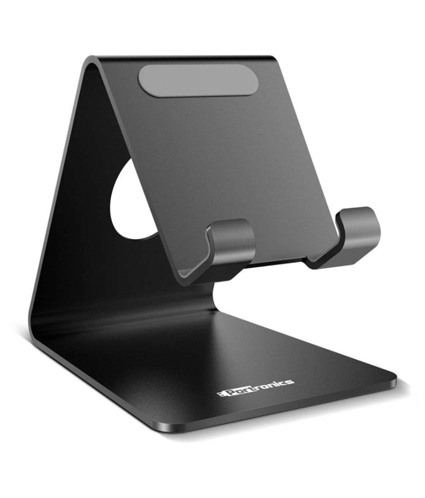 Portronics MODESK POR-122 Universal Metal Mobile Holder (Black) Portronics MODESK POR-122 Universal Metal Mobile Holder (Black)
