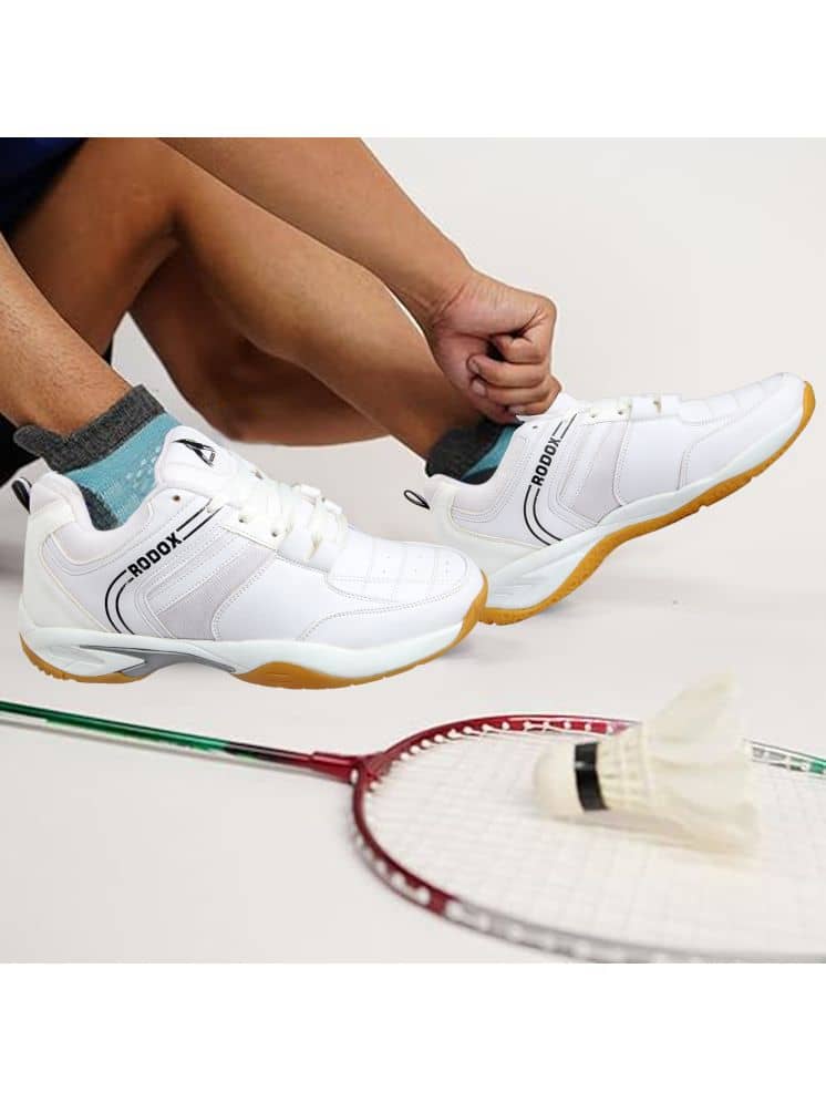 RODOX Badminton Shoes Non-Marking White Male - Sports Shoes | Buy online on ZillyBuy