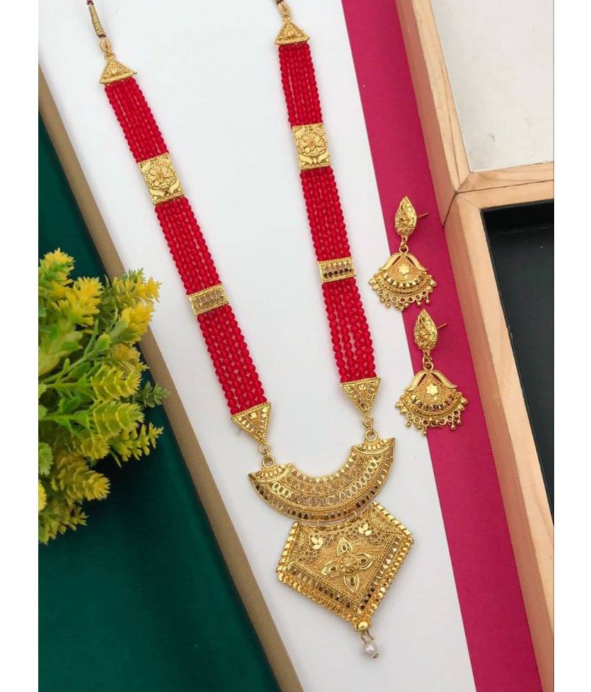 Buy gilher Multi Color Pearls Necklace Set Pack of Online at