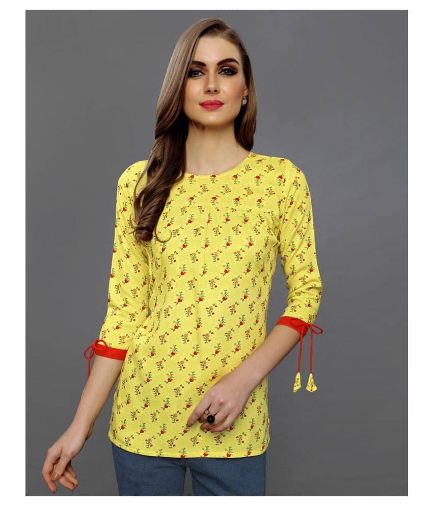 Selvia Women's Rayon Regular Top ( Multicolor ) Selvia Women's Rayon Regular Top ( Multicolor )