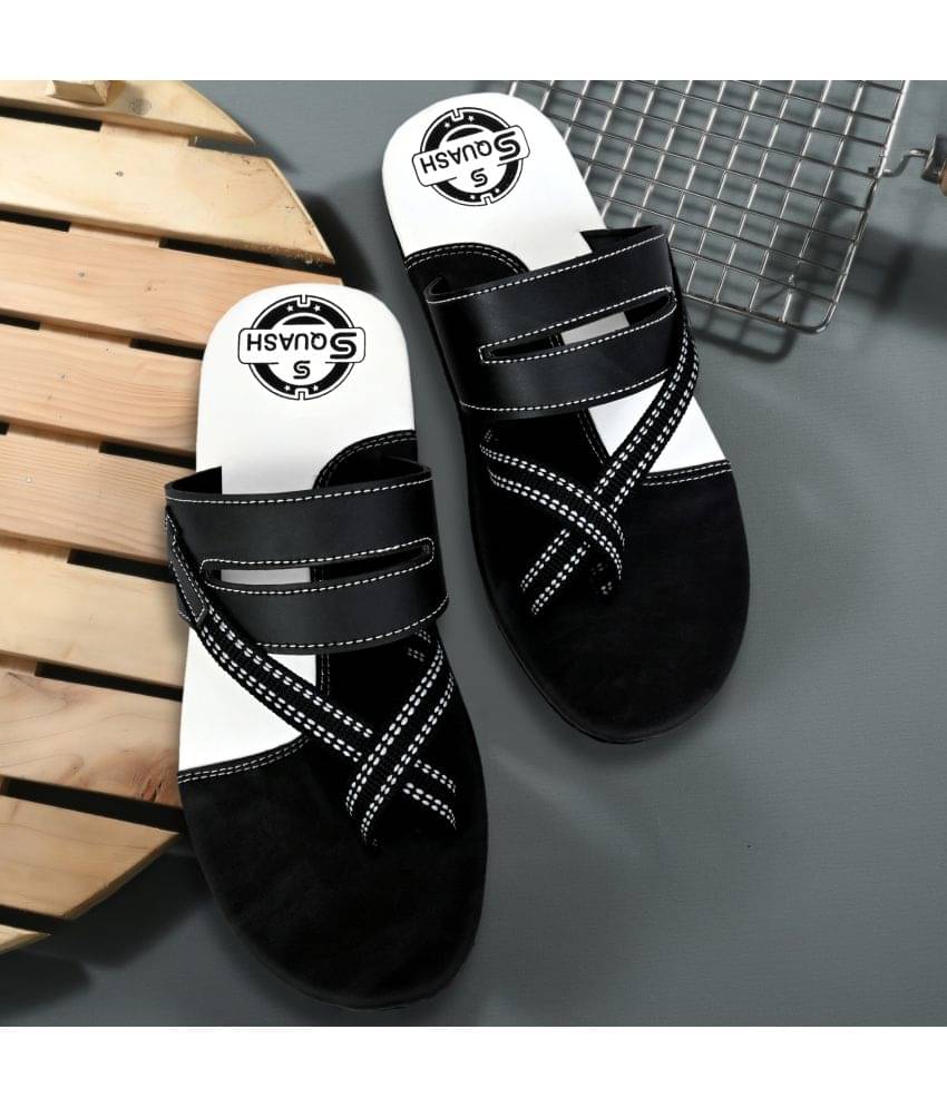     			Squash Black Men's Daily Slipper
