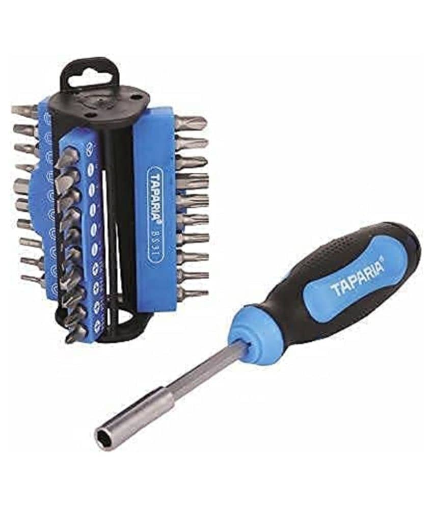 Taparia BS31 Steel Bit Screw Driver Set (Multicolour, 31-Pieces)