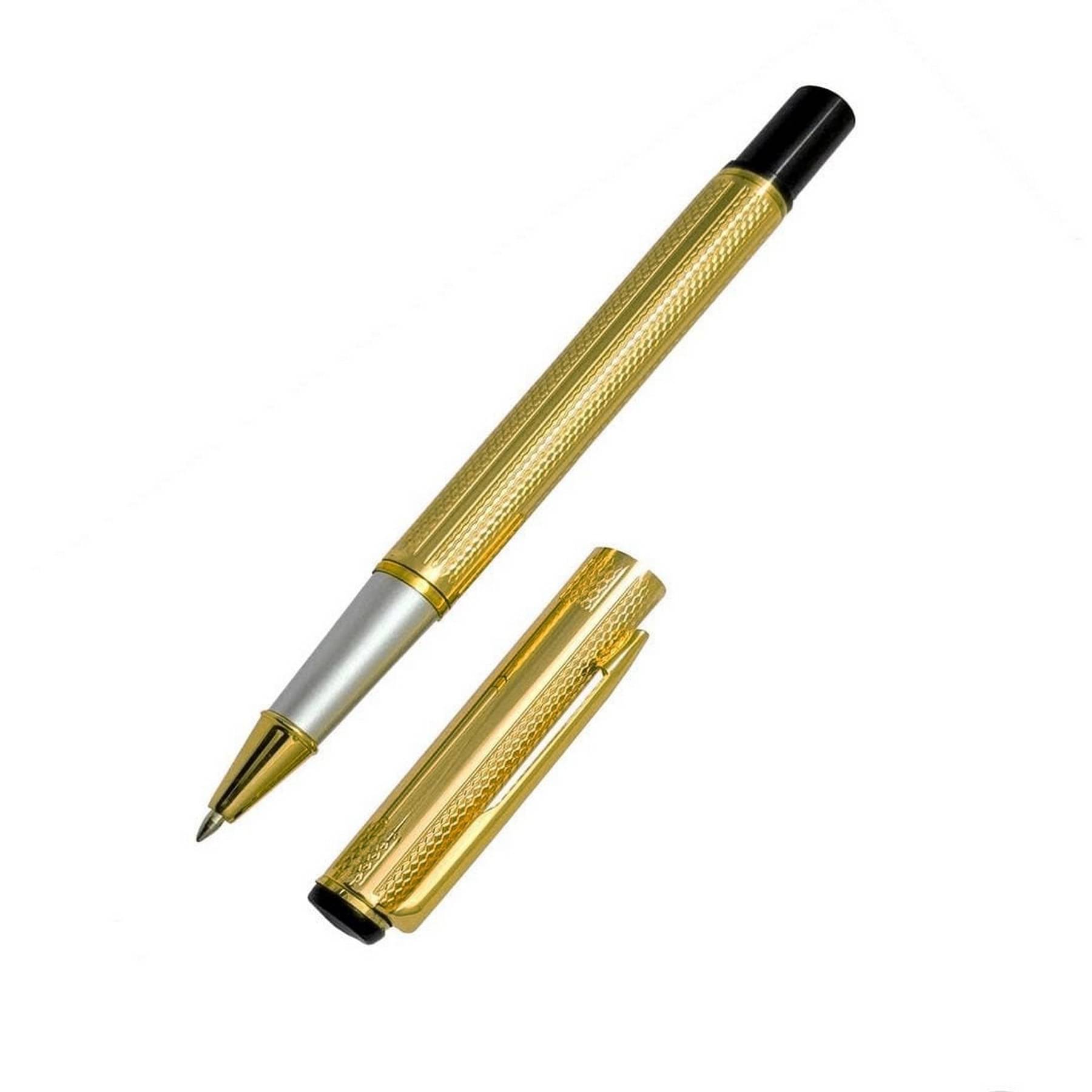     			UJJi Goden Colour Deisgn Pattern Part Roller Ball Pen