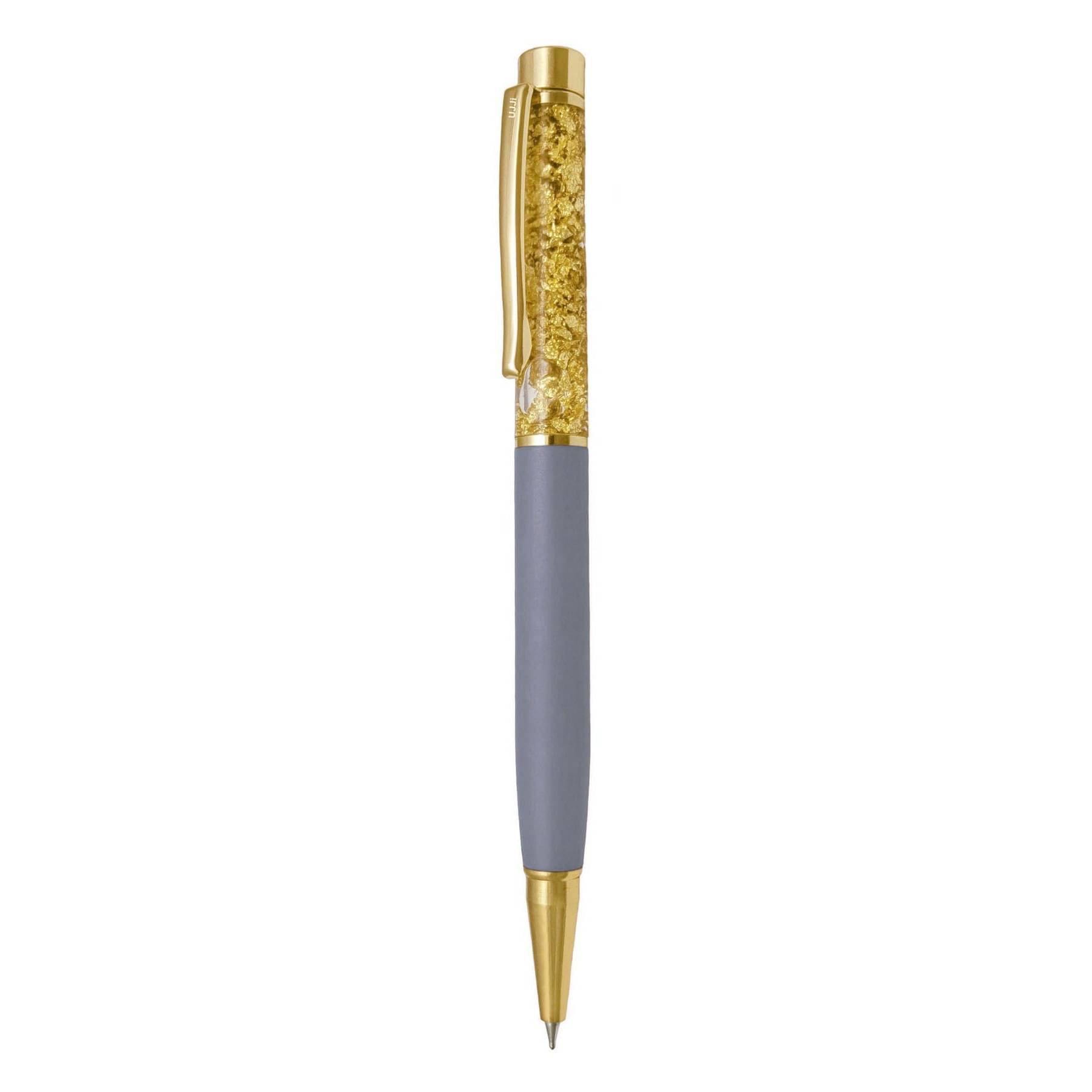 UJJi Matte Finish Zari Gold Grey Colour Part Ball Pen UJJi Matte Finish Zari Gold Grey Colour Part Ball Pen