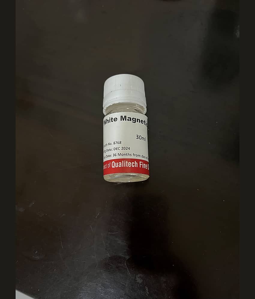 White Magnetic Oil, For Anti Iron Experiment, 99% Pure, 30ml - Stationery | Buy online on ZillyBuy