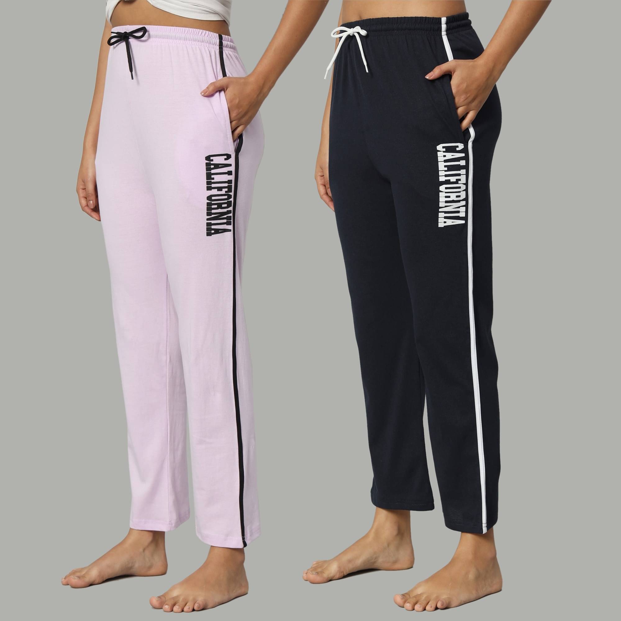     			ZEPPI Multicolor Cotton Women's Nightwear Pyjama ( Pack of 2 )