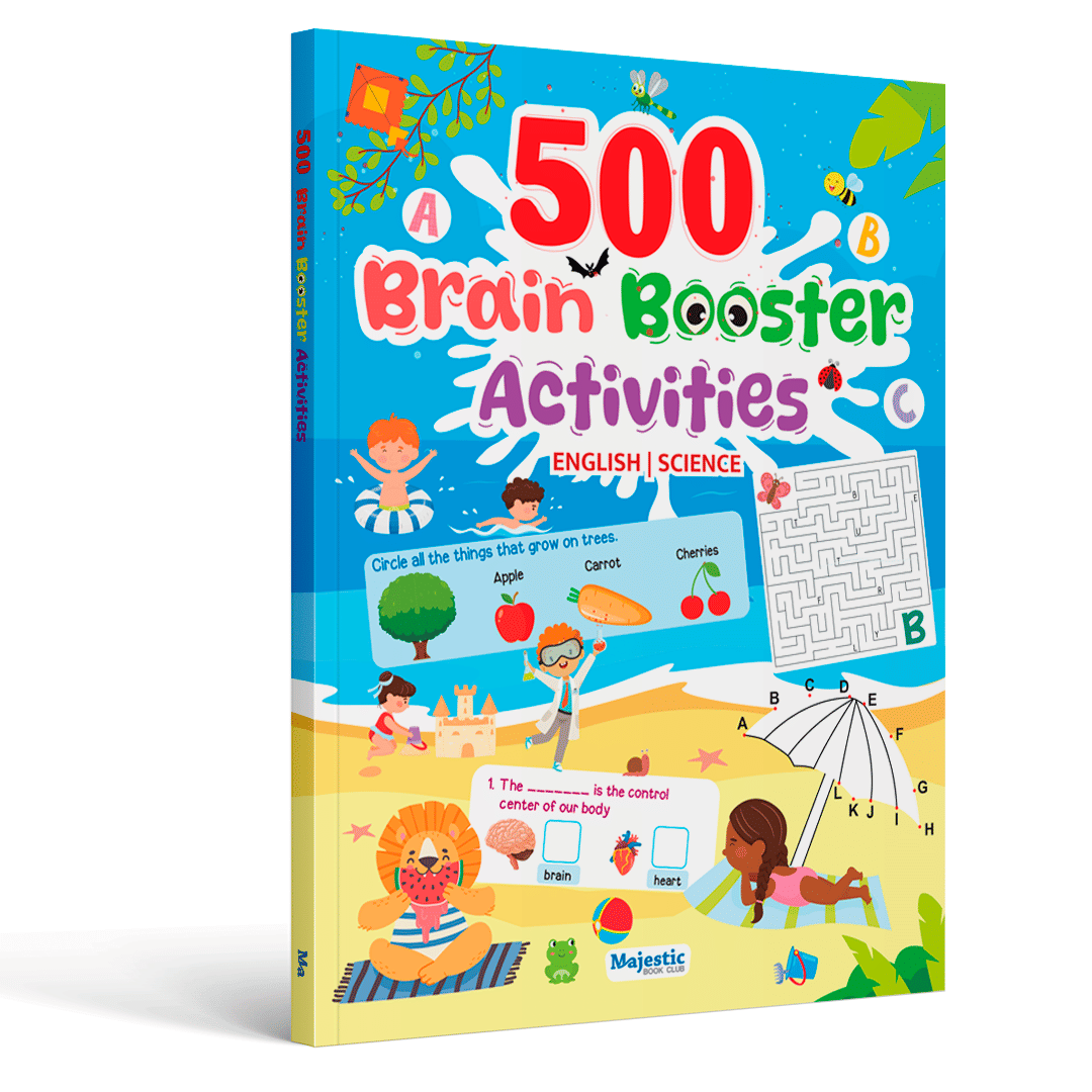 500 Brain Builder Activity Book for Age 3+ | 500 Engaging & Brain-builder Activities | Enhance Fine-Motor Skills| Maths & Brain-Booster Activities | Early Learning 500 Brain Builder Activity Book for Age 3+ | 500 Engaging & Brain-builder Activities | Enhance Fine-Motor Skills| Maths & Brain-Booster Activities | Early Learning