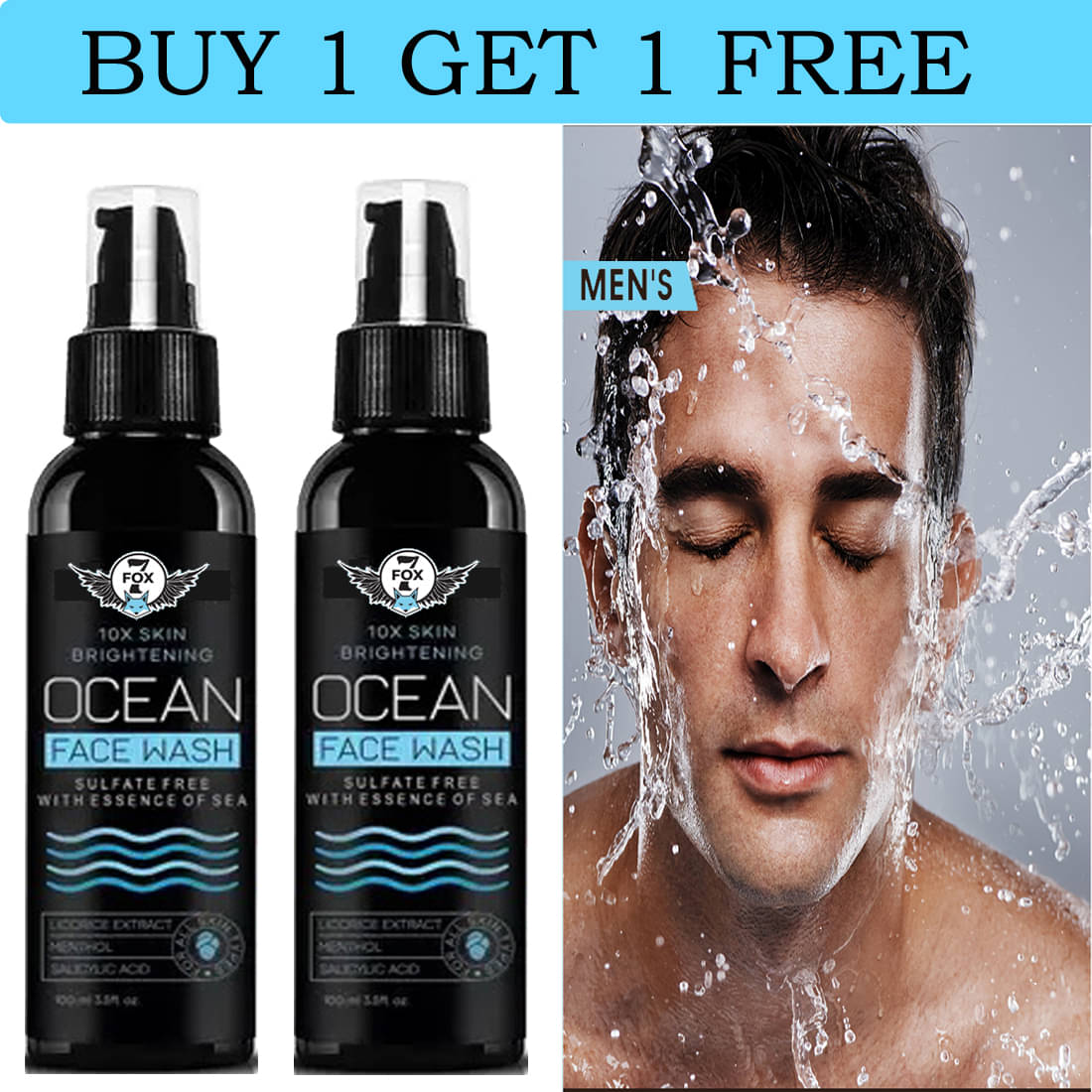 7 FOX Skin Inflammation Reducing Face Wash For All Skin Type ( Pack of 2 ) 7 FOX Skin Inflammation Reducing Face Wash For All Skin Type ( Pack of 2 )