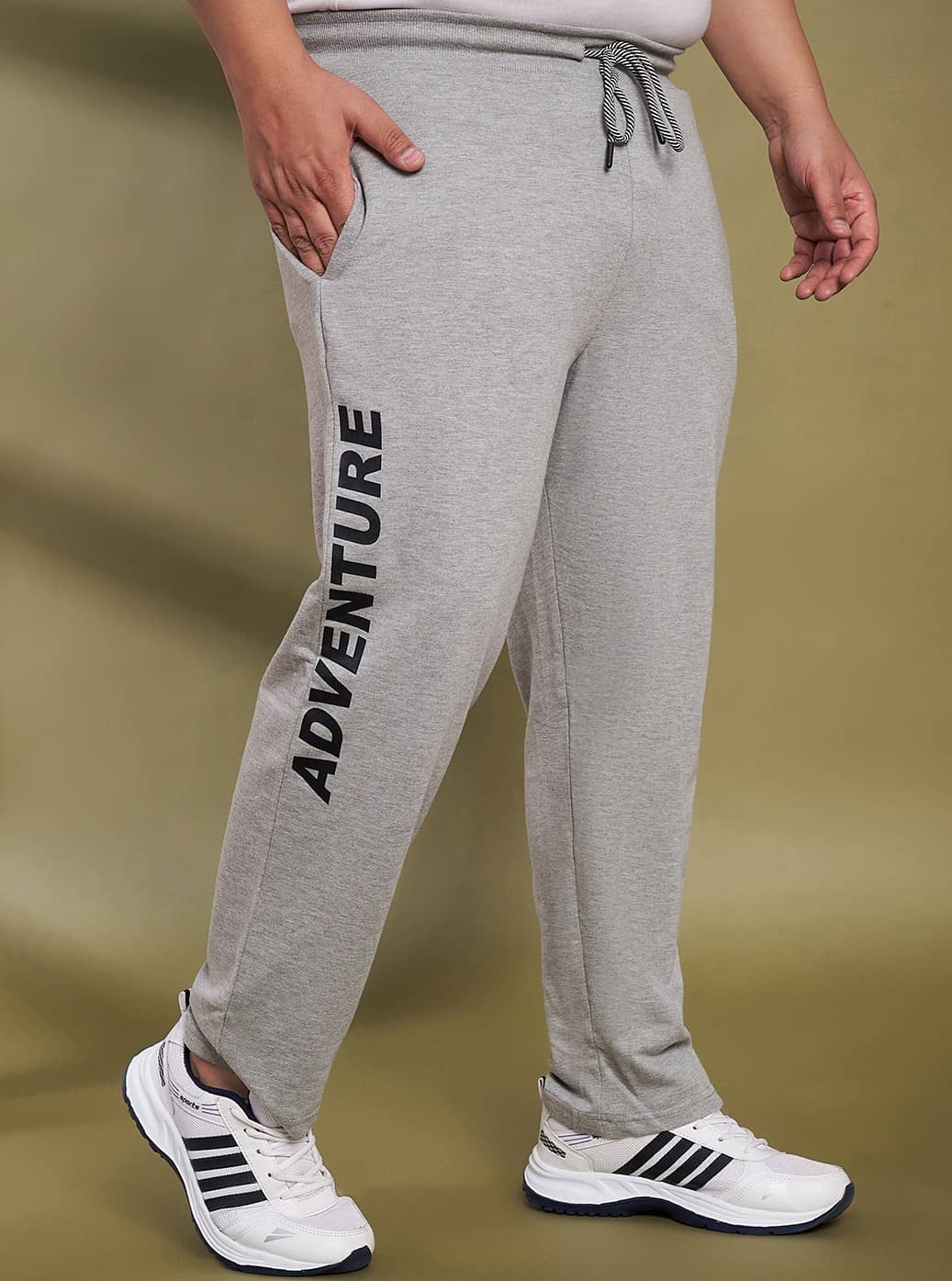 AUSTIVO Grey Cotton Blend Men's Trackpants ( Pack of 1 ) - Track Pants | Buy online on ZillyBuy